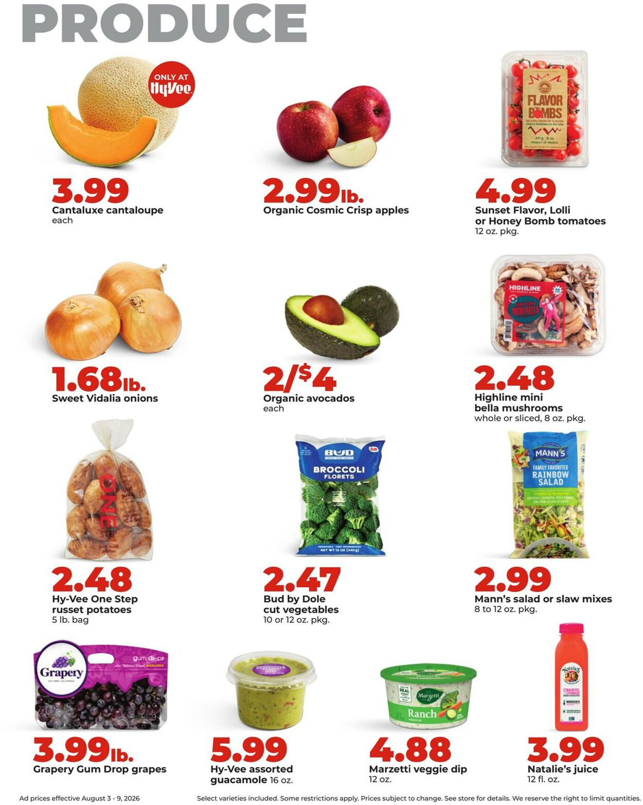 Catalogue HyVee from 08/03/2026
