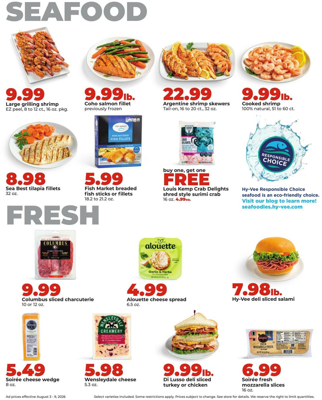 Catalogue HyVee from 08/03/2026