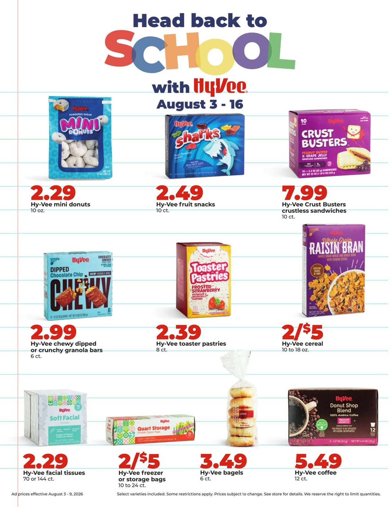 Catalogue HyVee from 08/03/2026