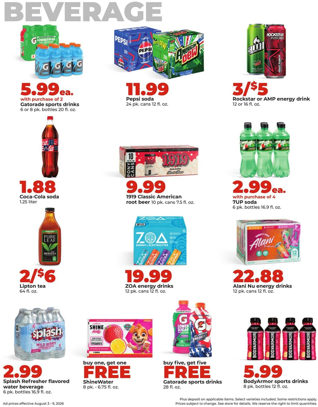 Catalogue HyVee from 08/03/2026