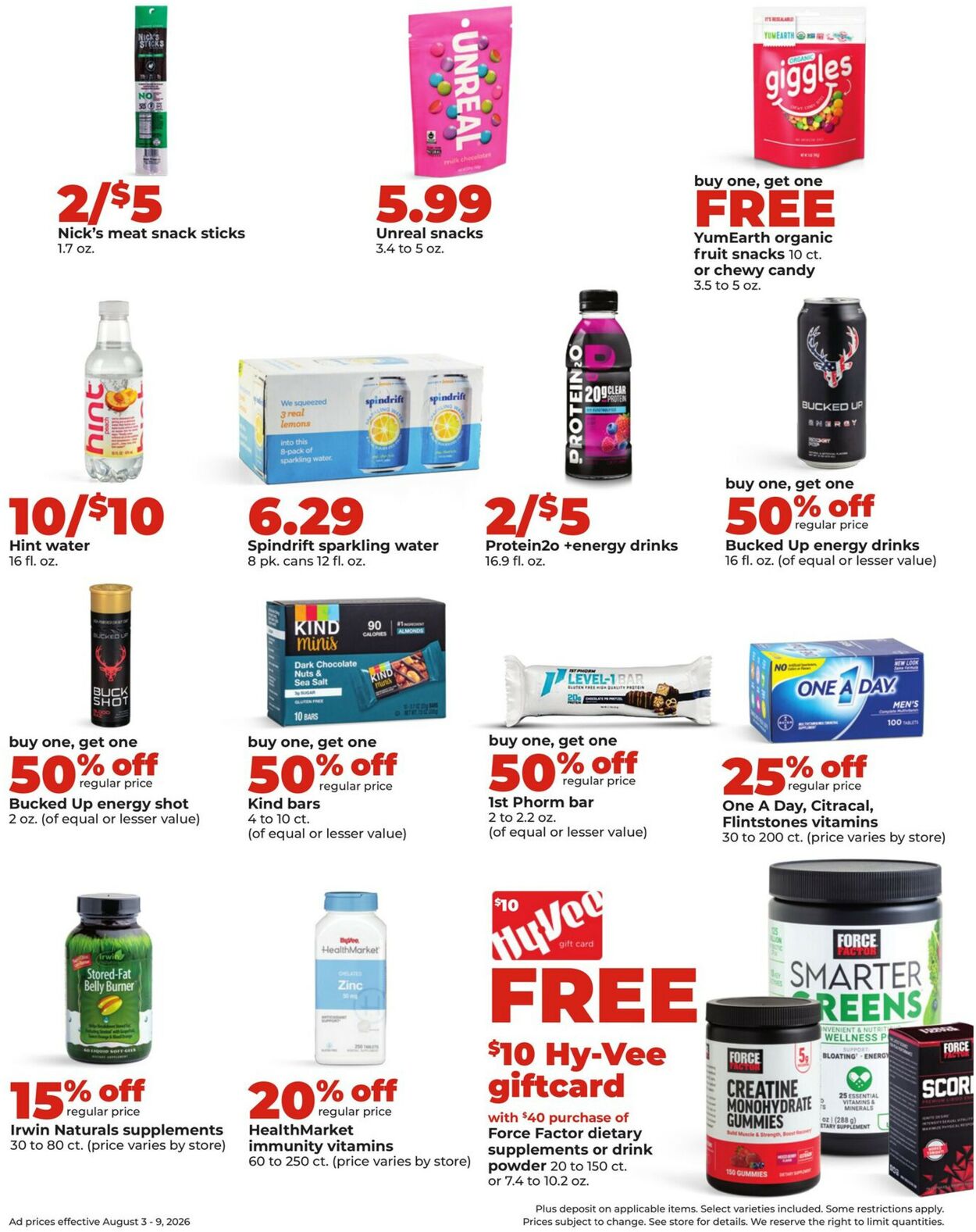 Catalogue HyVee from 08/03/2026