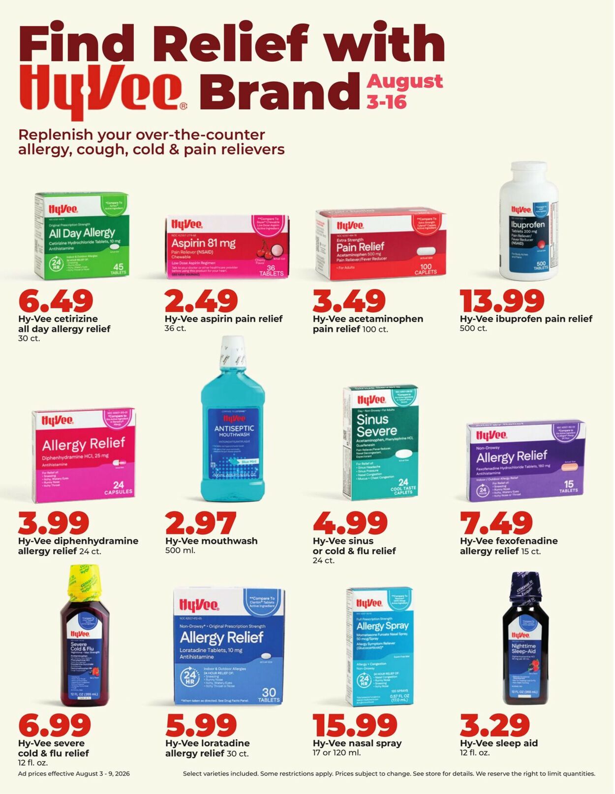 Catalogue HyVee from 08/03/2026