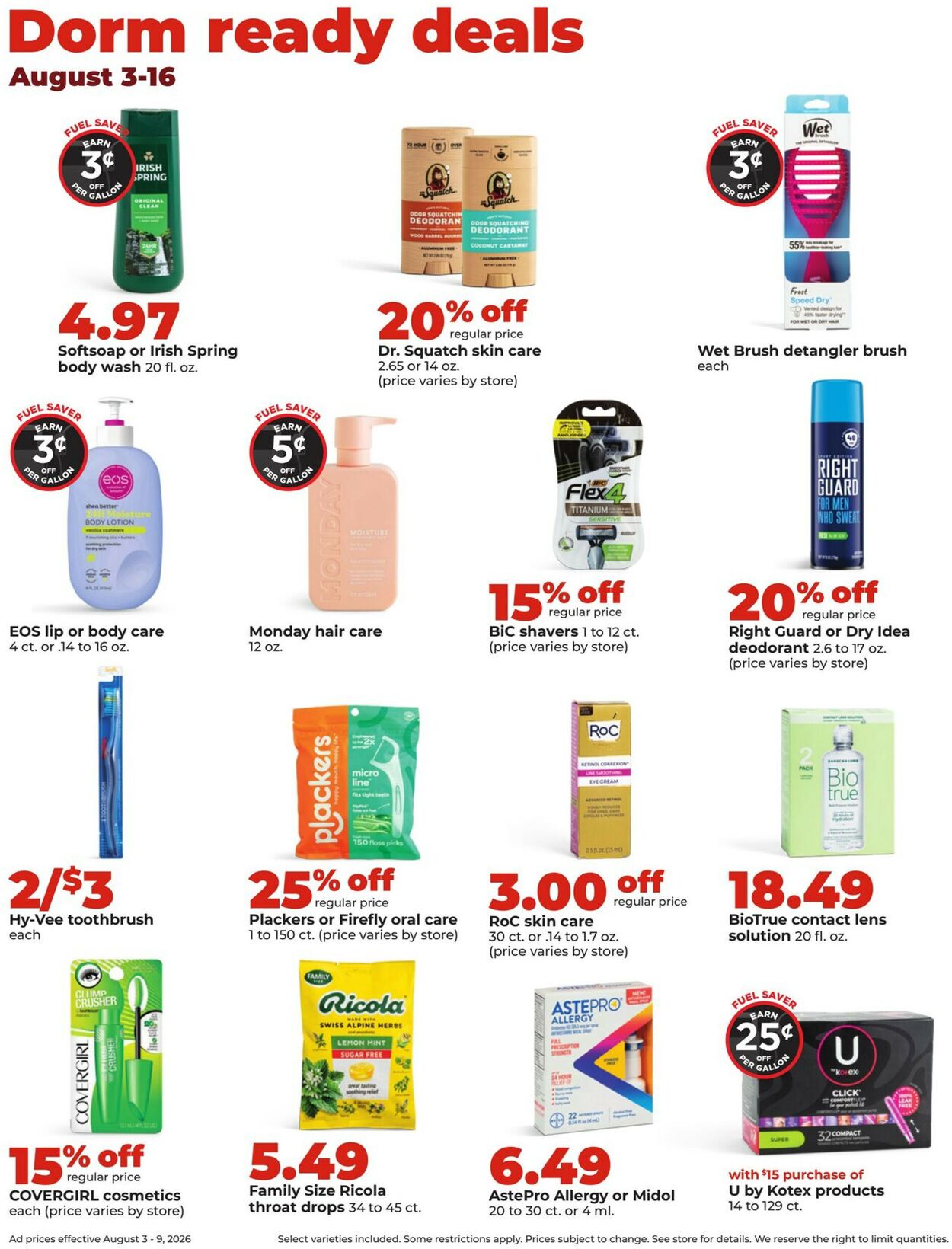 Catalogue HyVee from 08/03/2026
