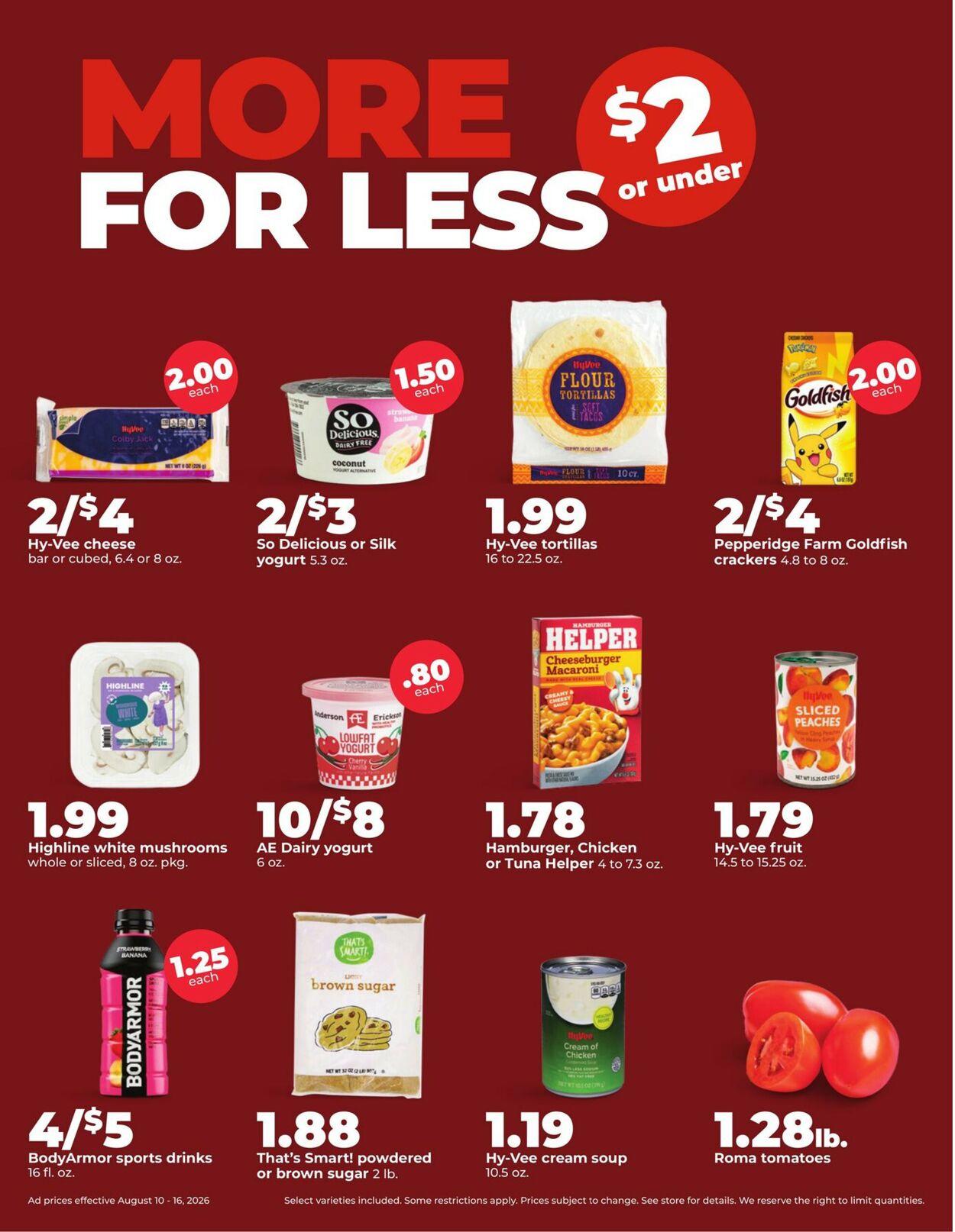 Catalogue HyVee from 08/10/2026