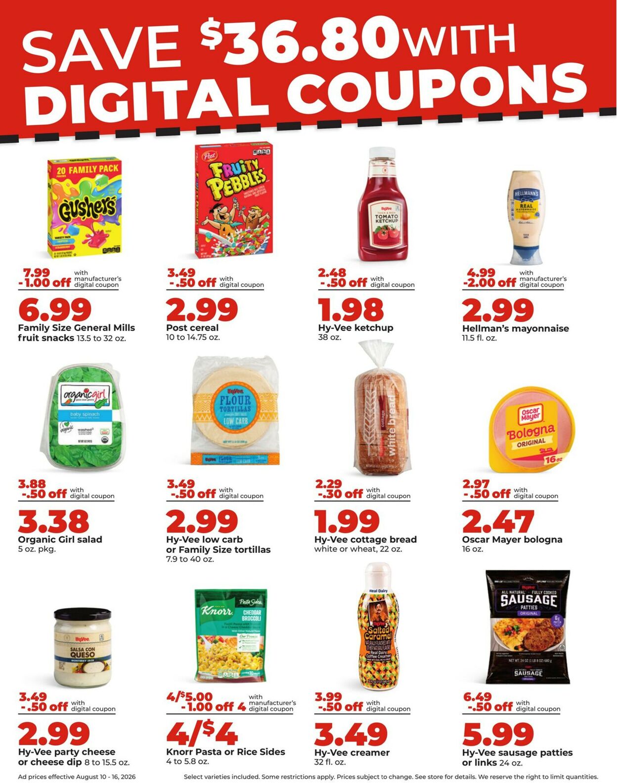 Catalogue HyVee from 08/10/2026
