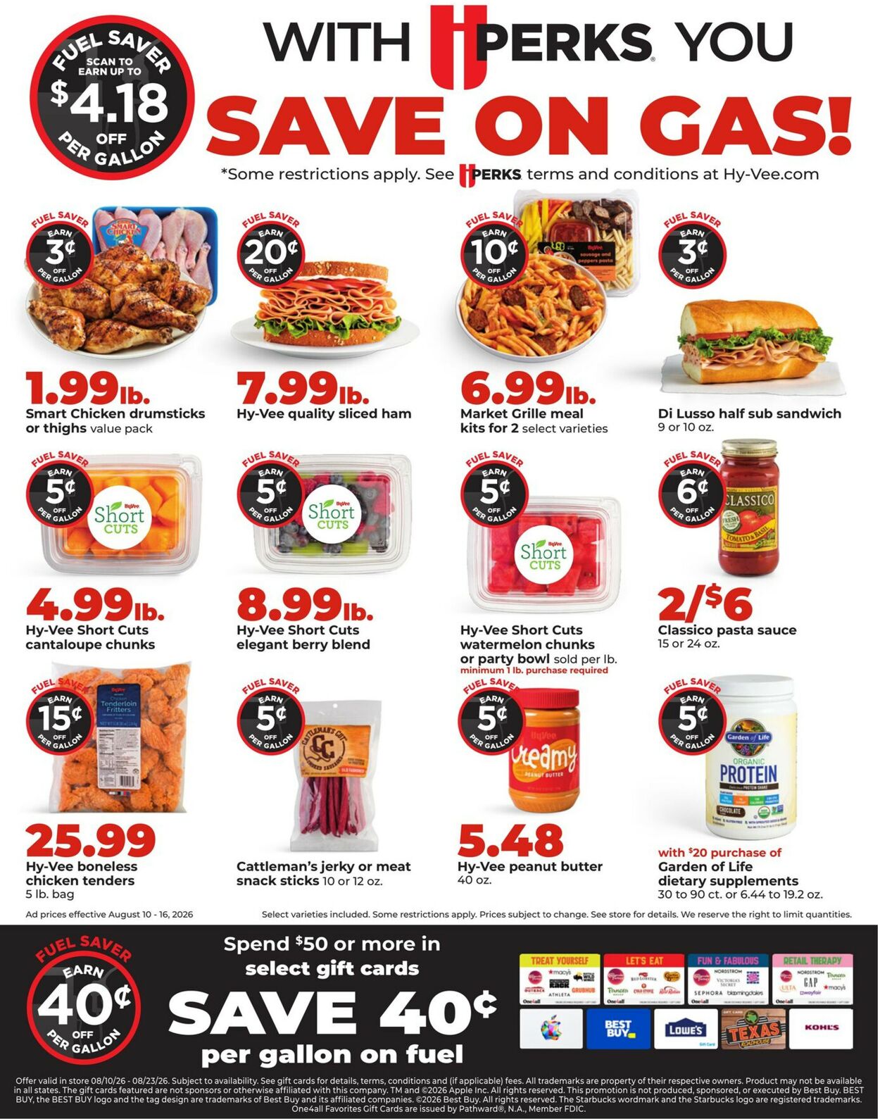 Catalogue HyVee from 08/10/2026