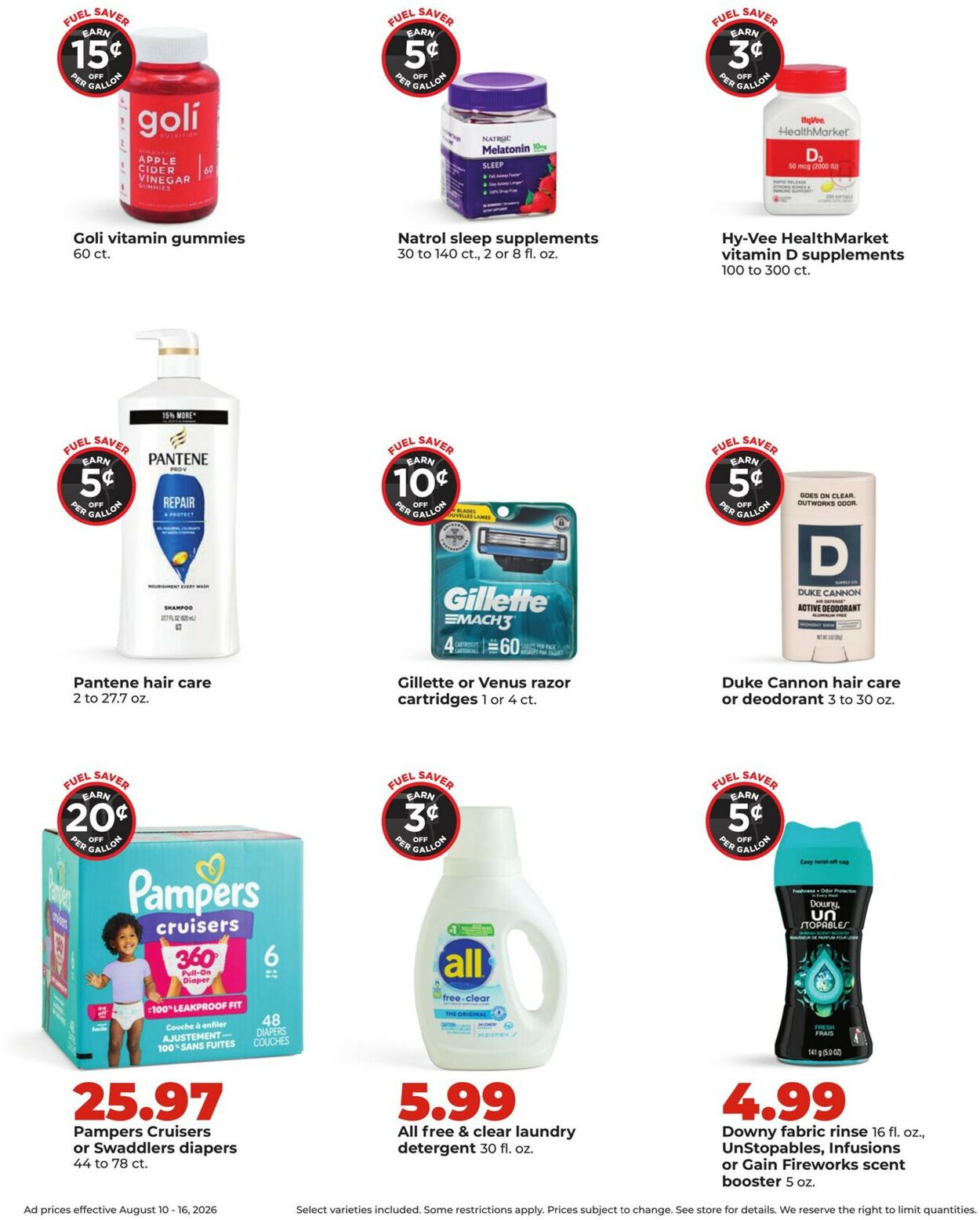 Catalogue HyVee from 08/10/2026