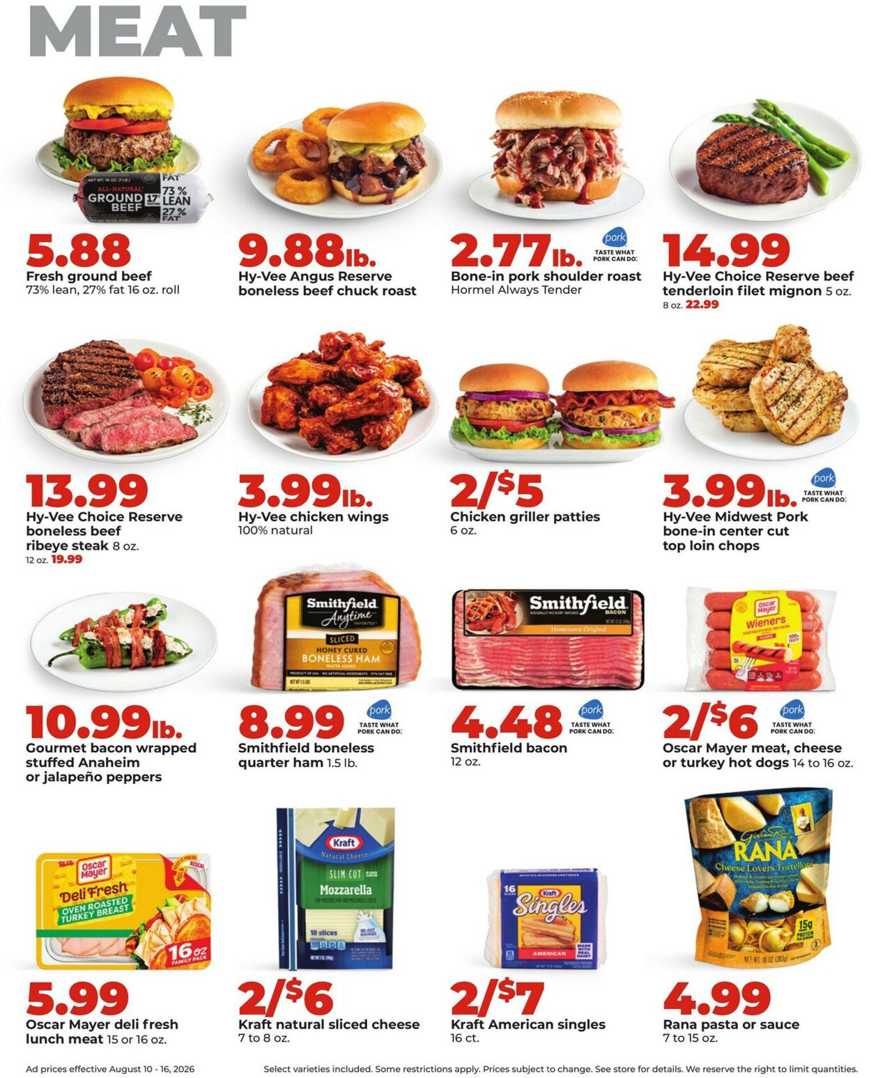 Catalogue HyVee from 08/10/2026
