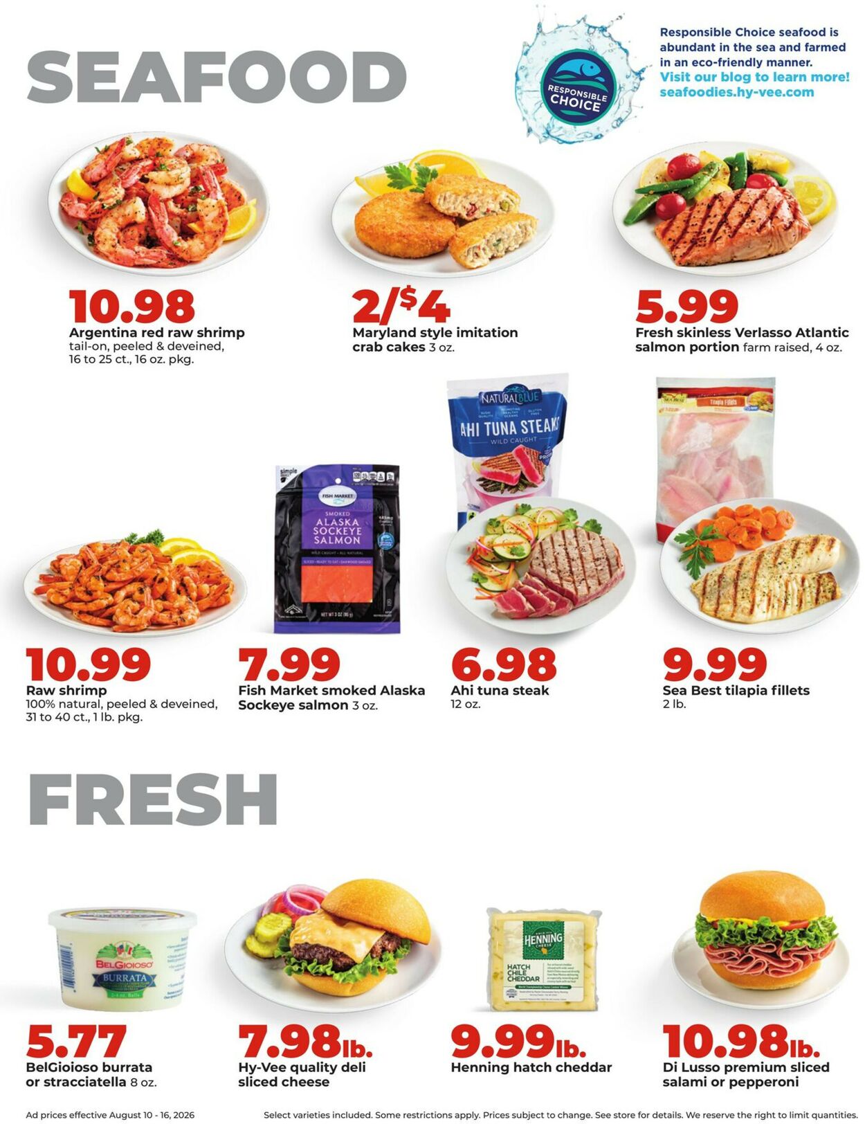 Catalogue HyVee from 08/10/2026