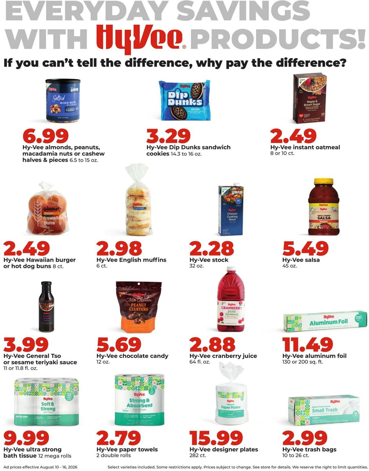 Catalogue HyVee from 08/10/2026