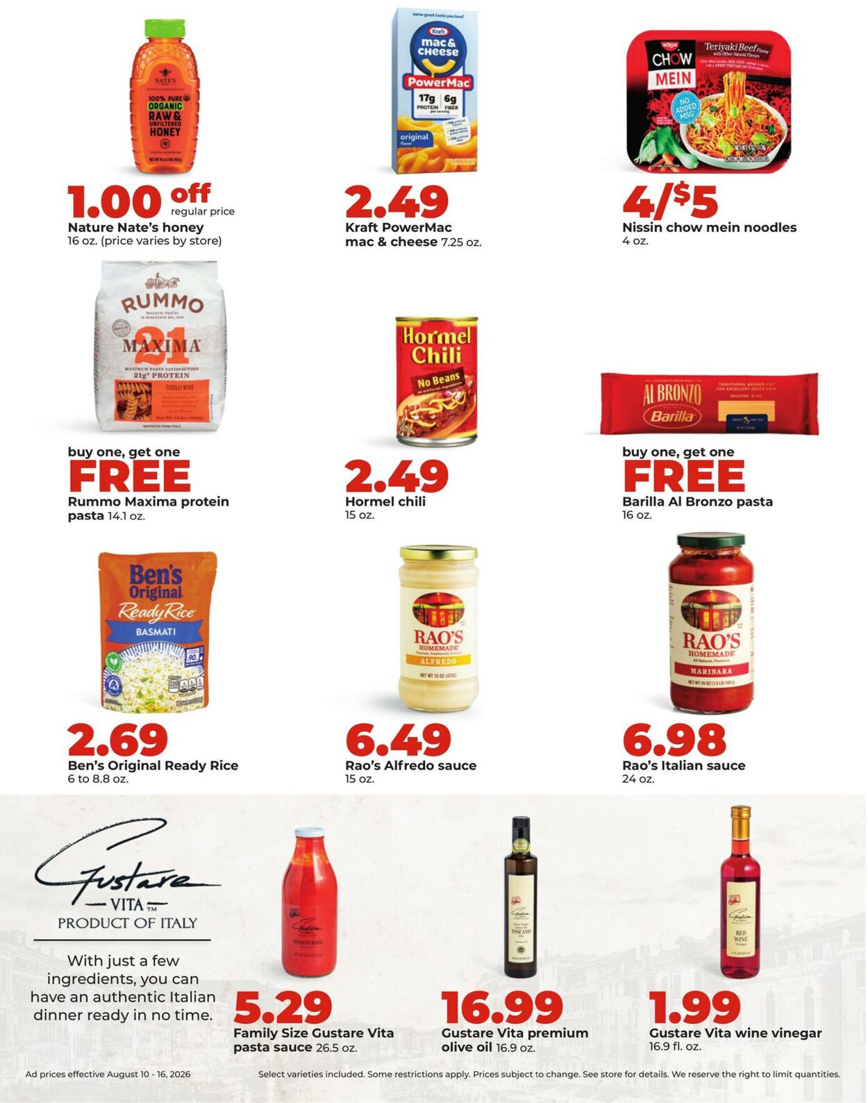 Catalogue HyVee from 08/10/2026