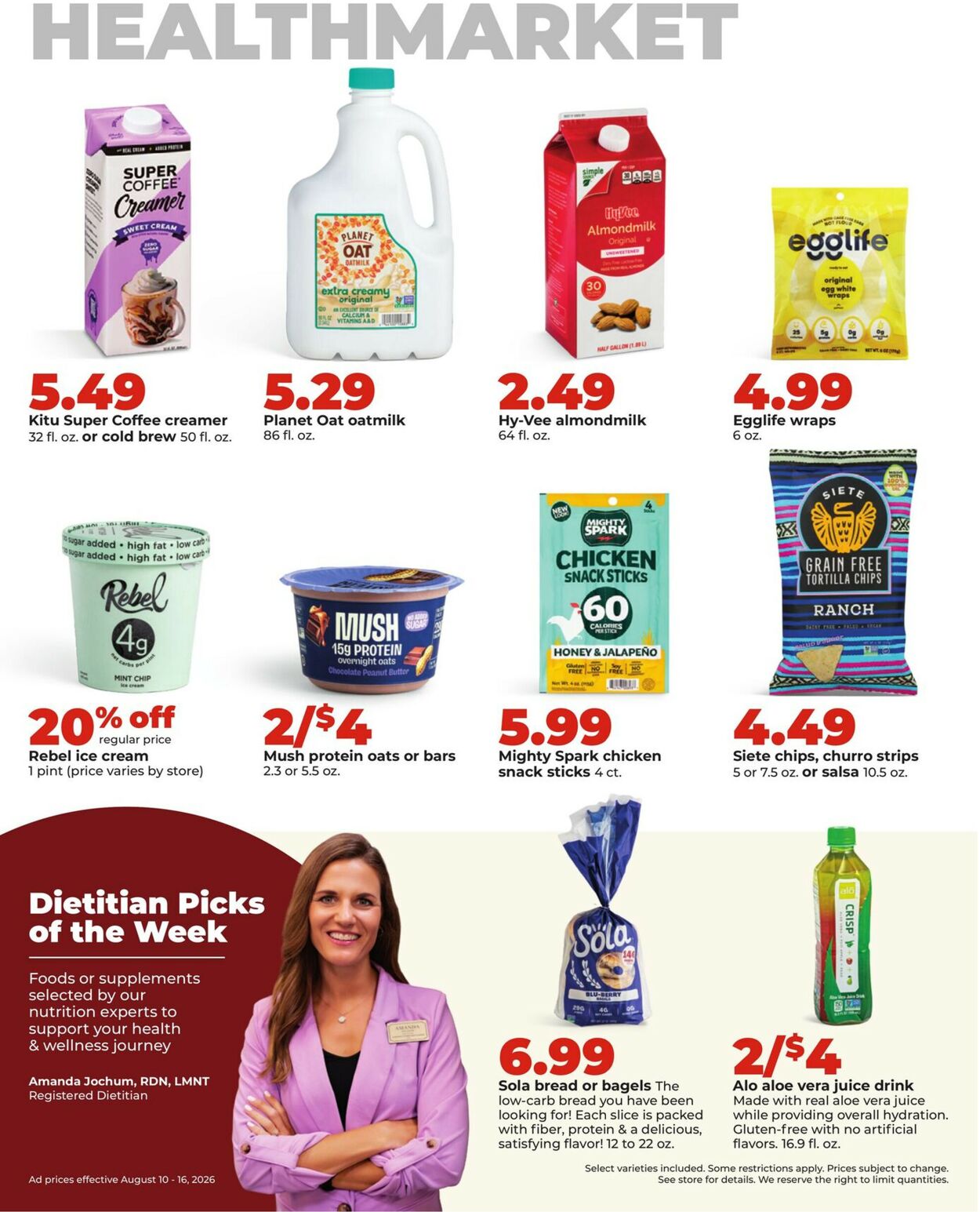 Catalogue HyVee from 08/10/2026