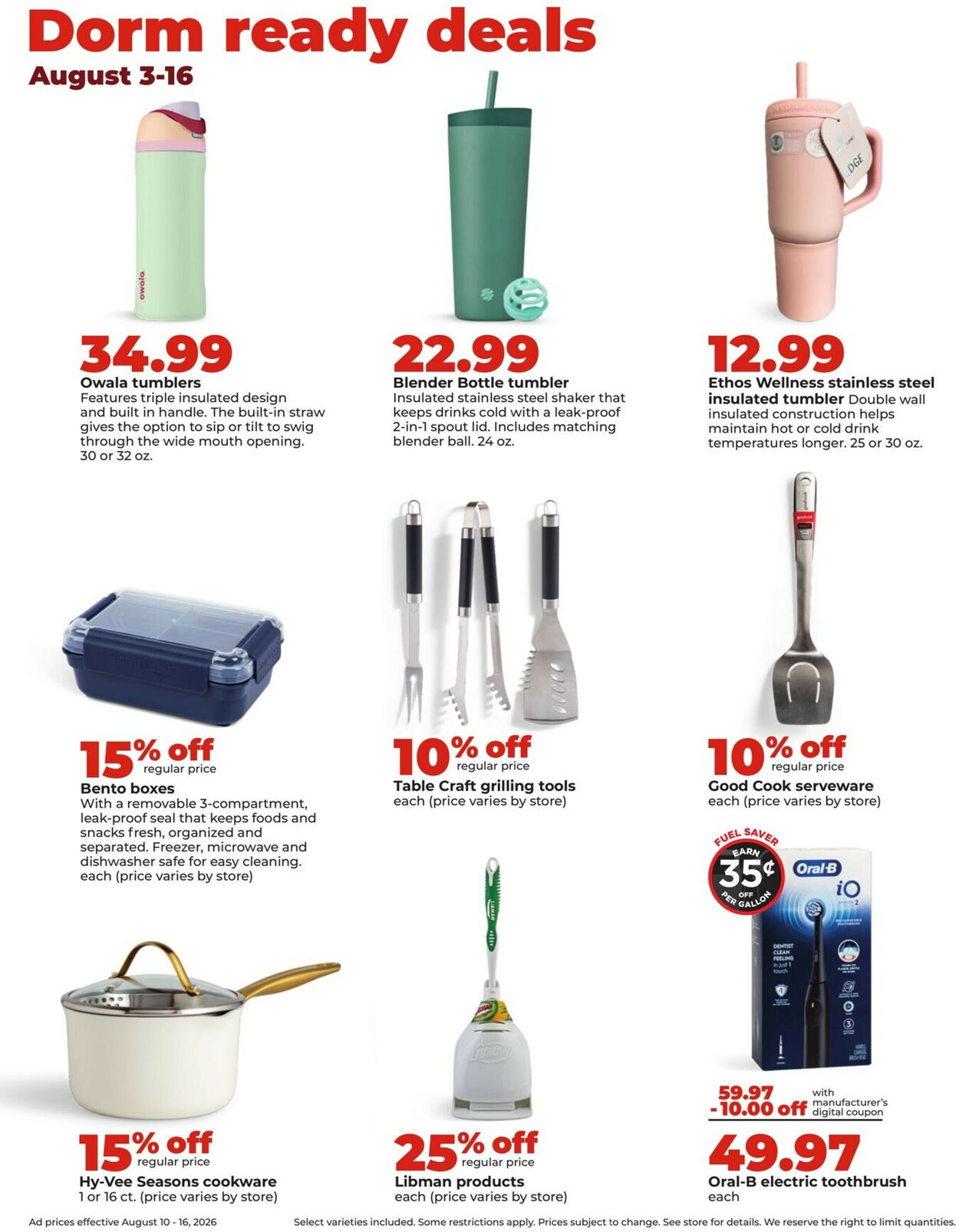 Catalogue HyVee from 08/10/2026