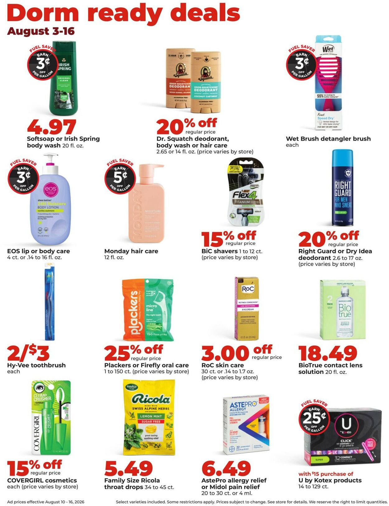 Catalogue HyVee from 08/10/2026