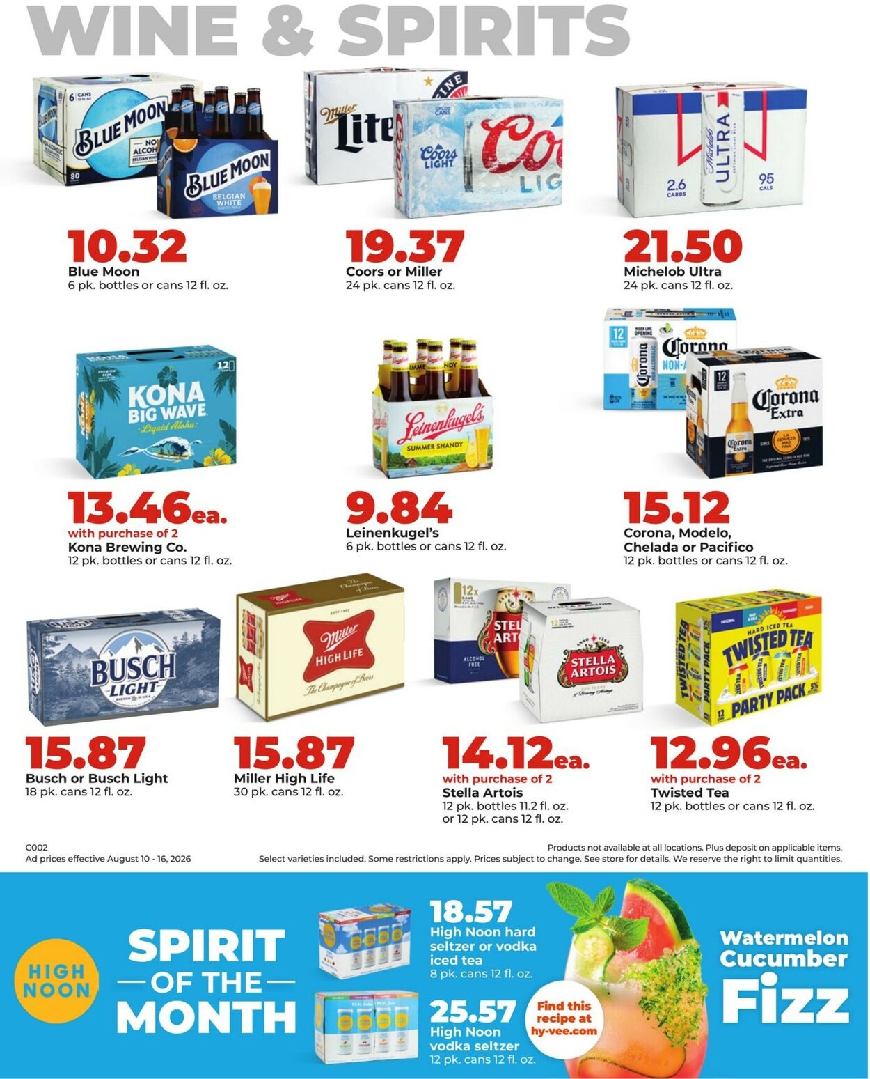 Catalogue HyVee from 08/10/2026