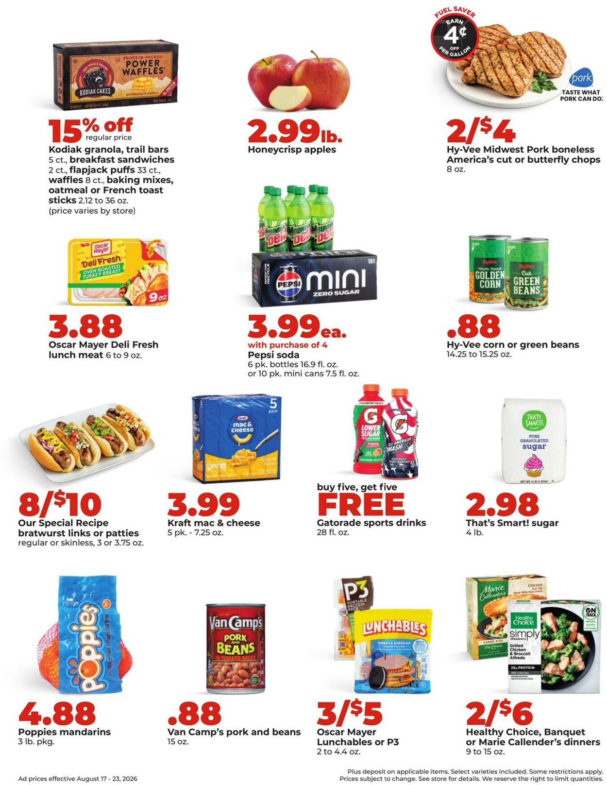 Catalogue HyVee from 08/17/2026