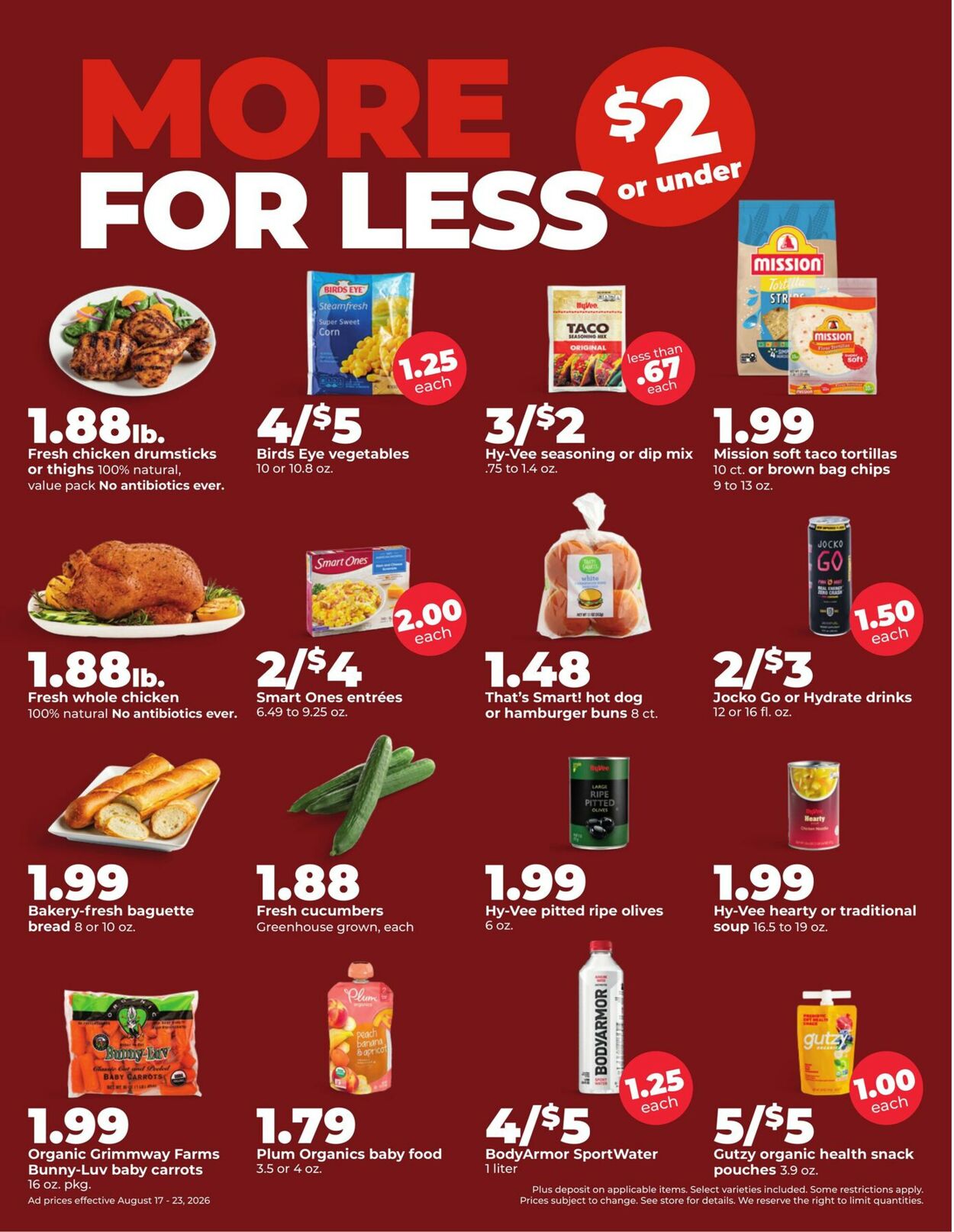 Catalogue HyVee from 08/17/2026
