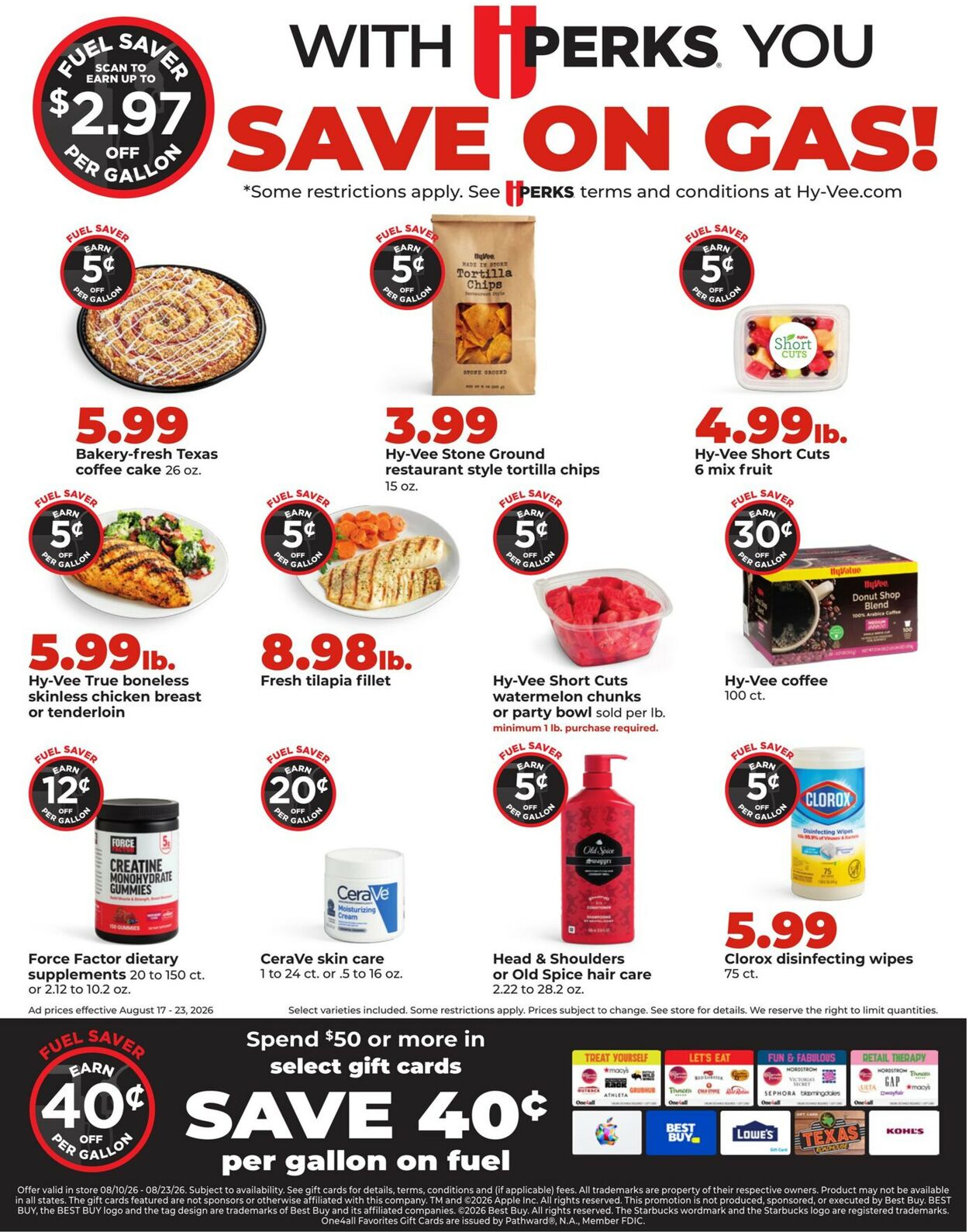 Catalogue HyVee from 08/17/2026