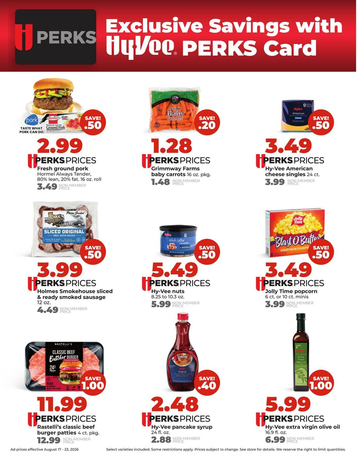 Catalogue HyVee from 08/17/2026