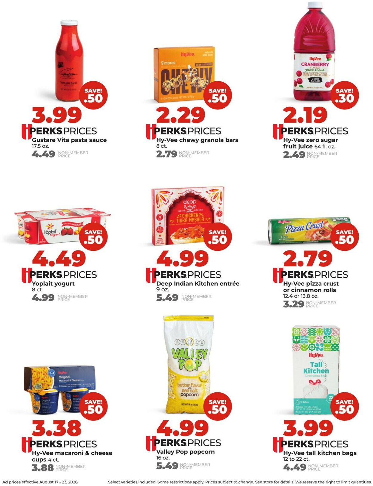 Catalogue HyVee from 08/17/2026