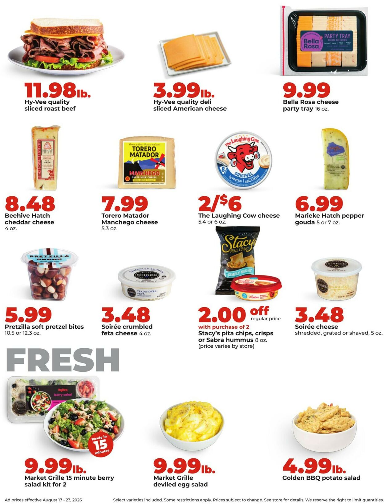 Catalogue HyVee from 08/17/2026