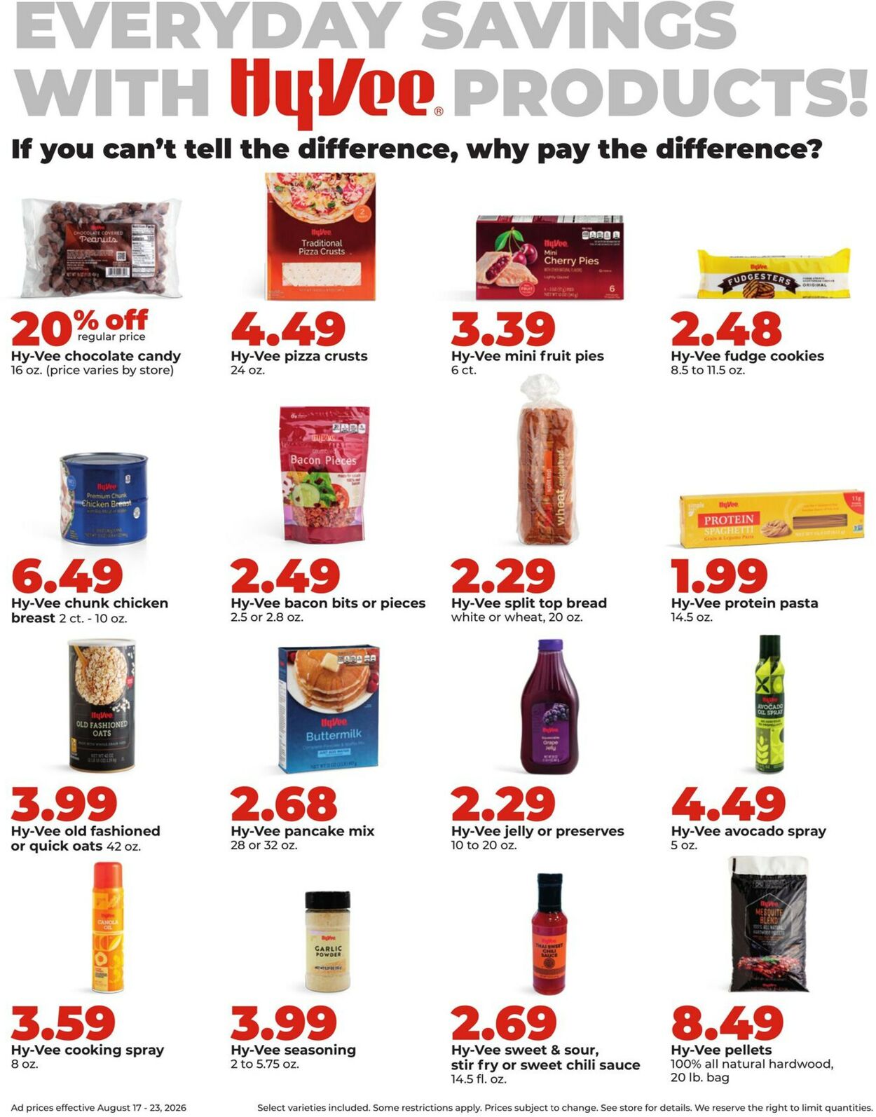 Catalogue HyVee from 08/17/2026
