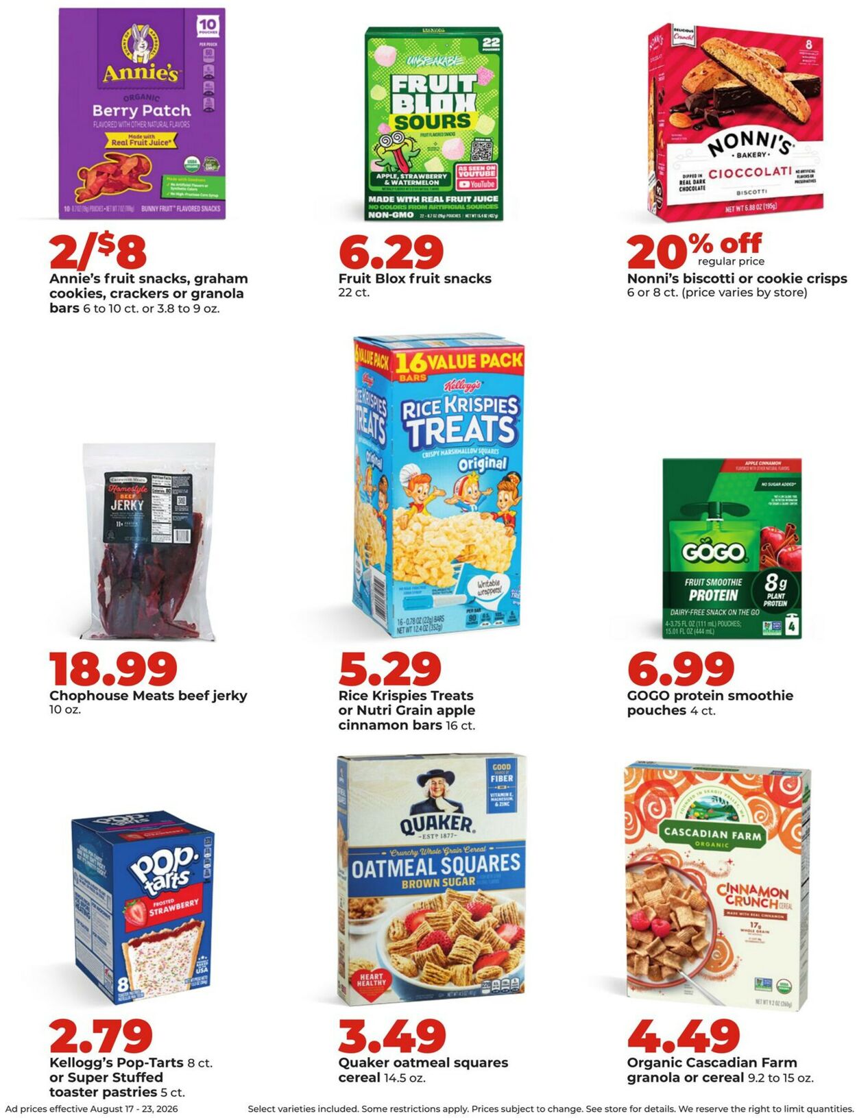 Catalogue HyVee from 08/17/2026