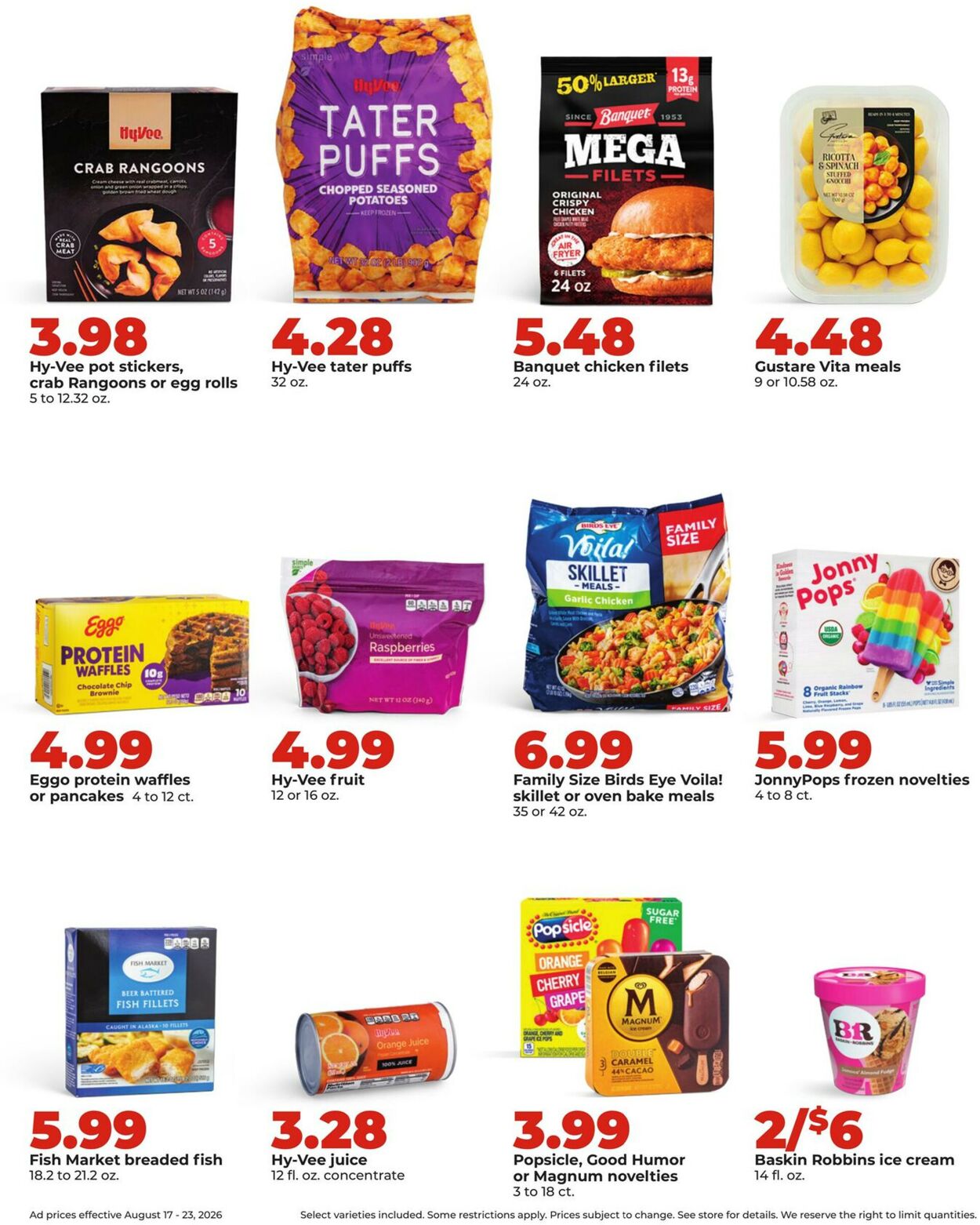 Catalogue HyVee from 08/17/2026