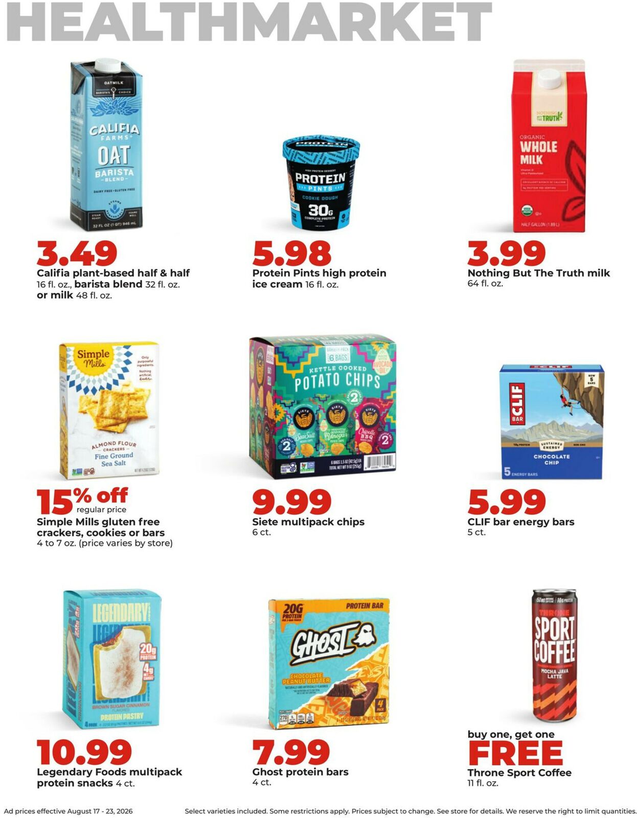 Catalogue HyVee from 08/17/2026