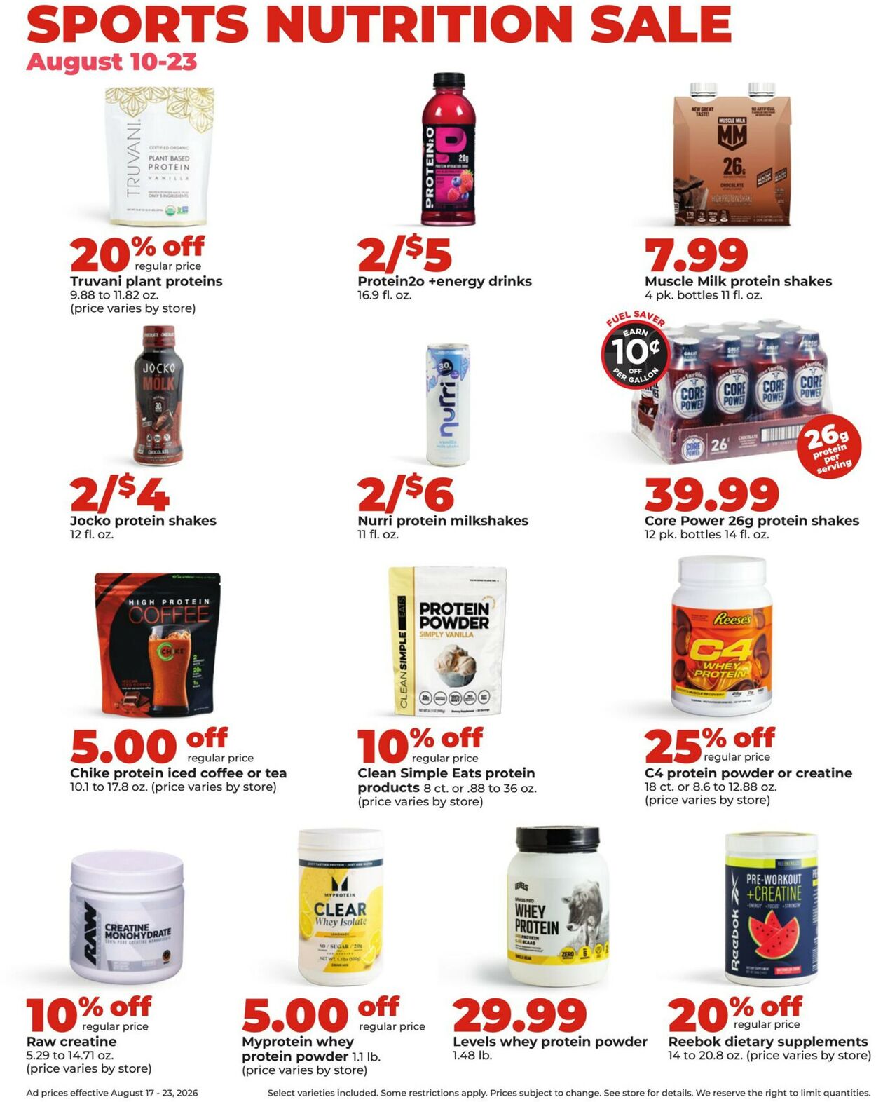 Catalogue HyVee from 08/17/2026