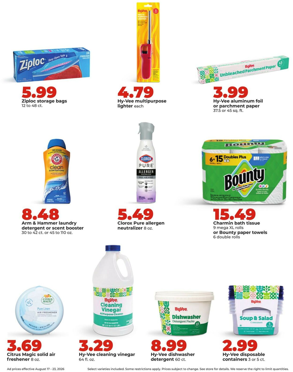 Catalogue HyVee from 08/17/2026