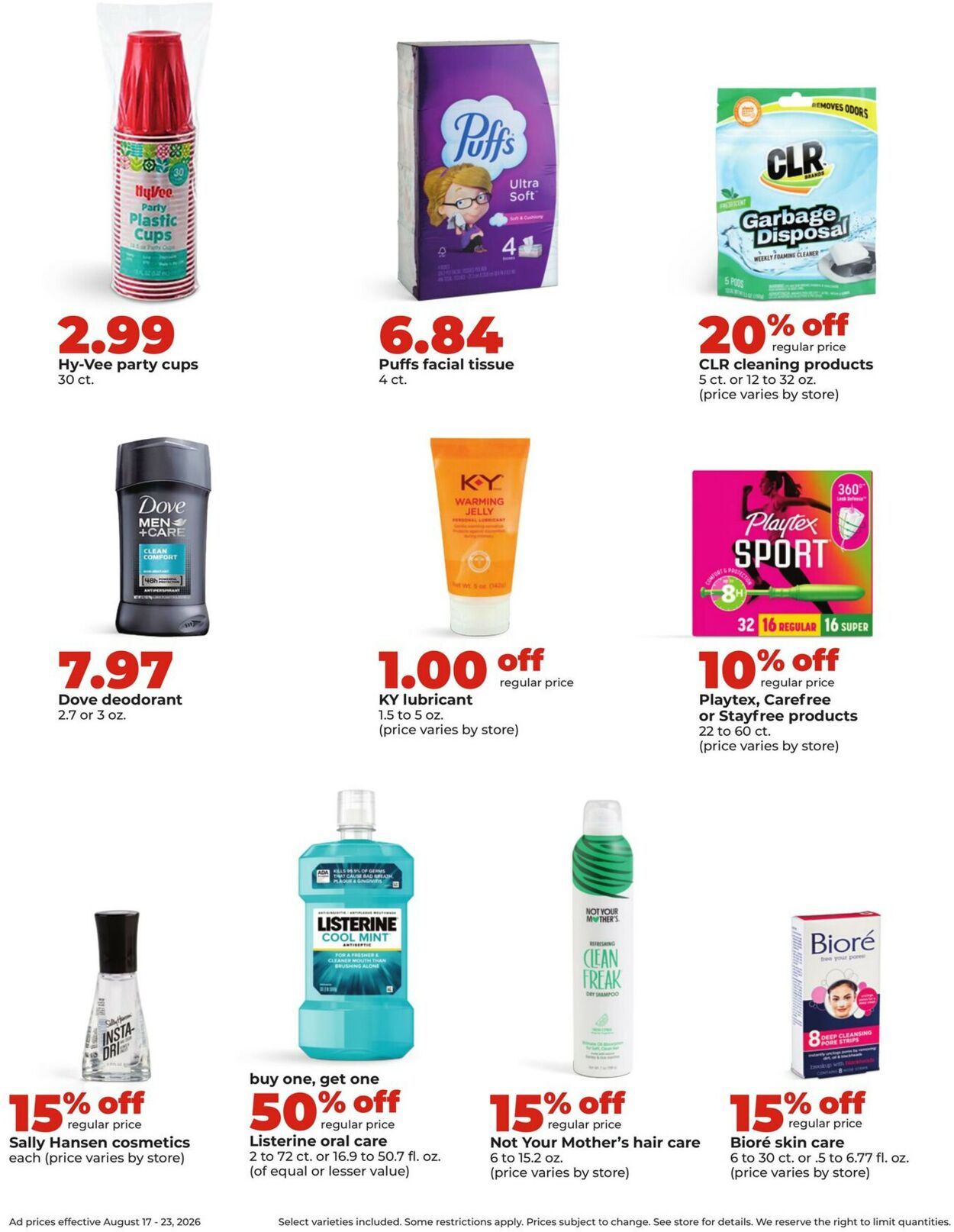 Catalogue HyVee from 08/17/2026