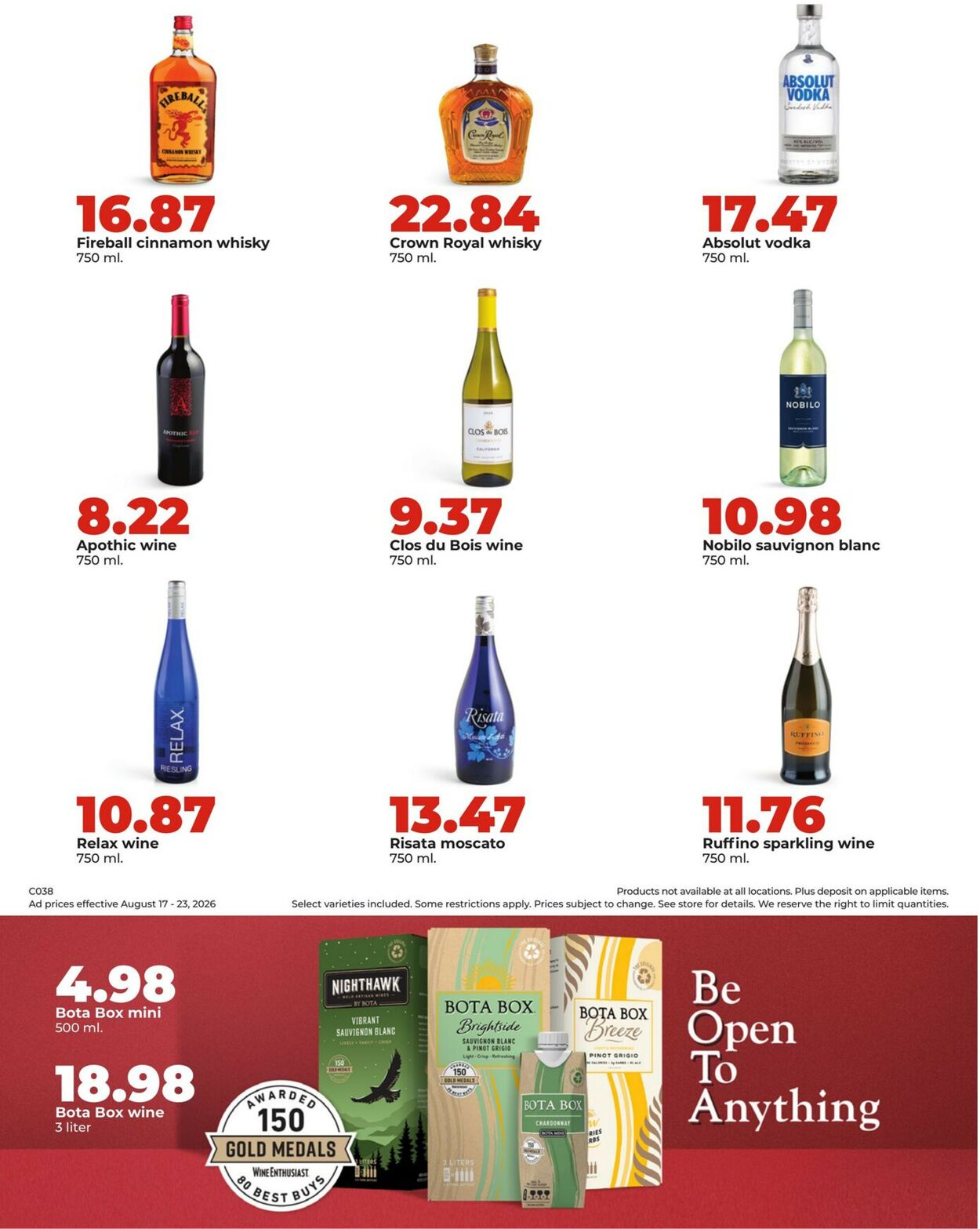 Catalogue HyVee from 08/17/2026
