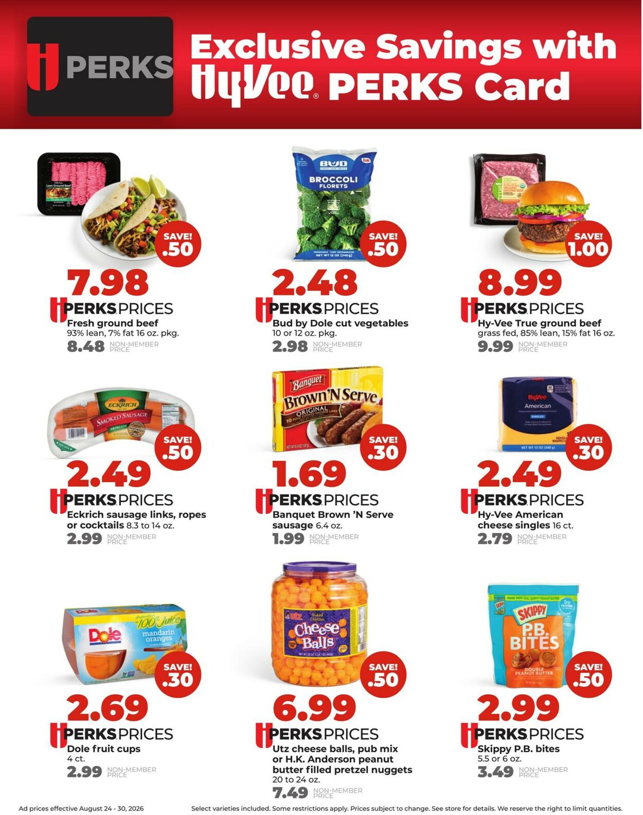 Catalogue HyVee from 08/24/2026
