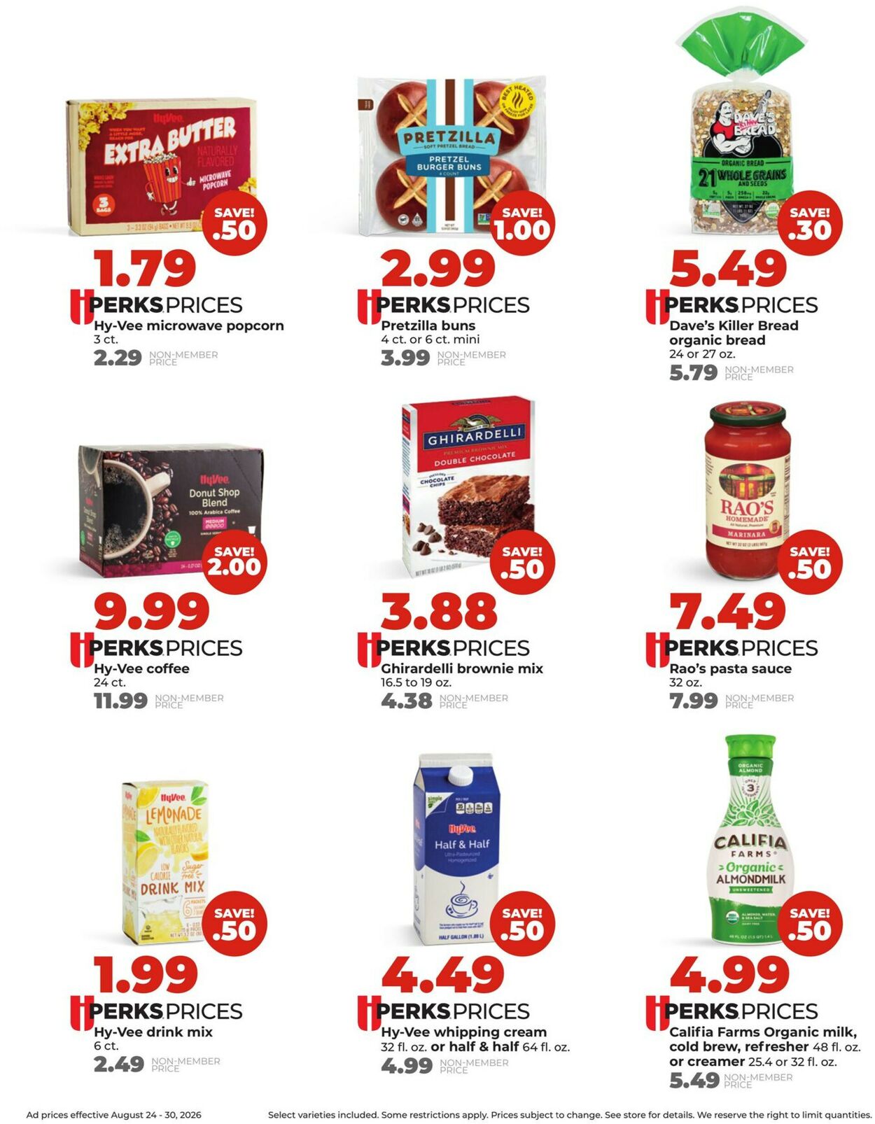 Catalogue HyVee from 08/24/2026