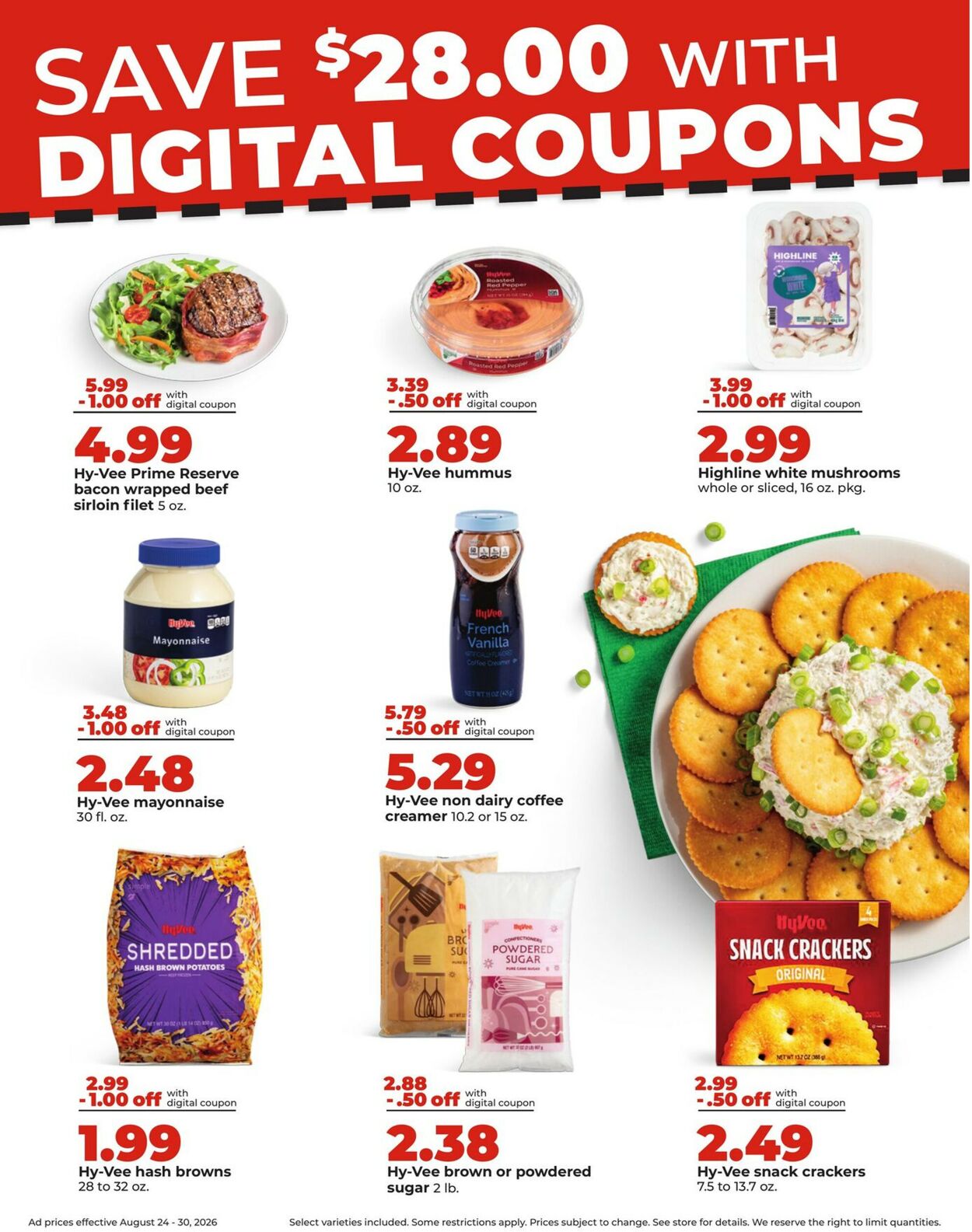 Catalogue HyVee from 08/24/2026