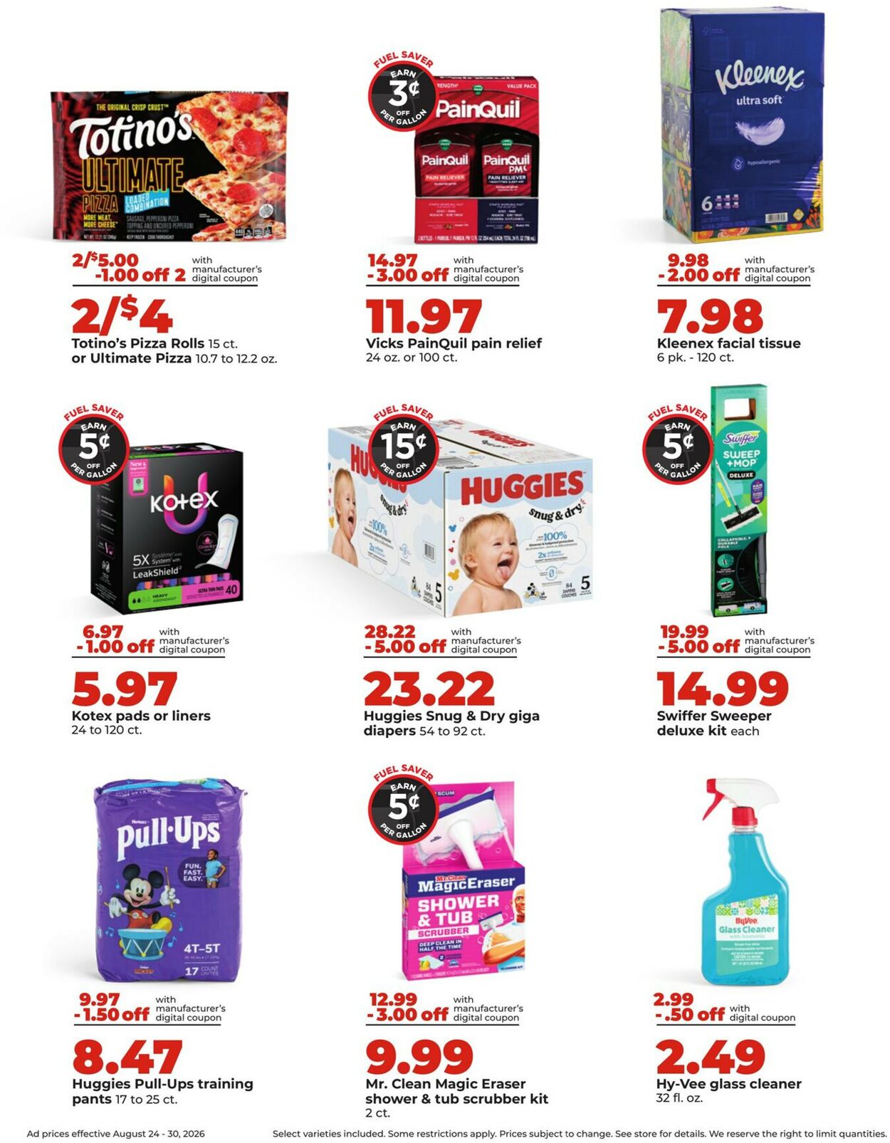 Catalogue HyVee from 08/24/2026