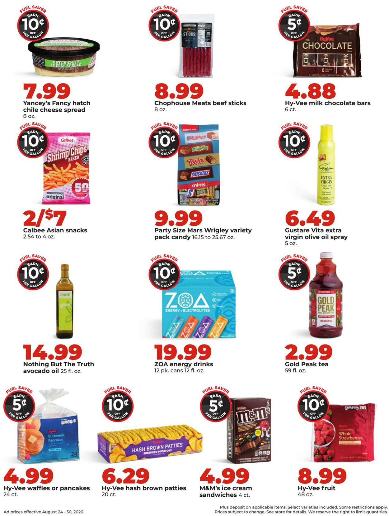 Catalogue HyVee from 08/24/2026