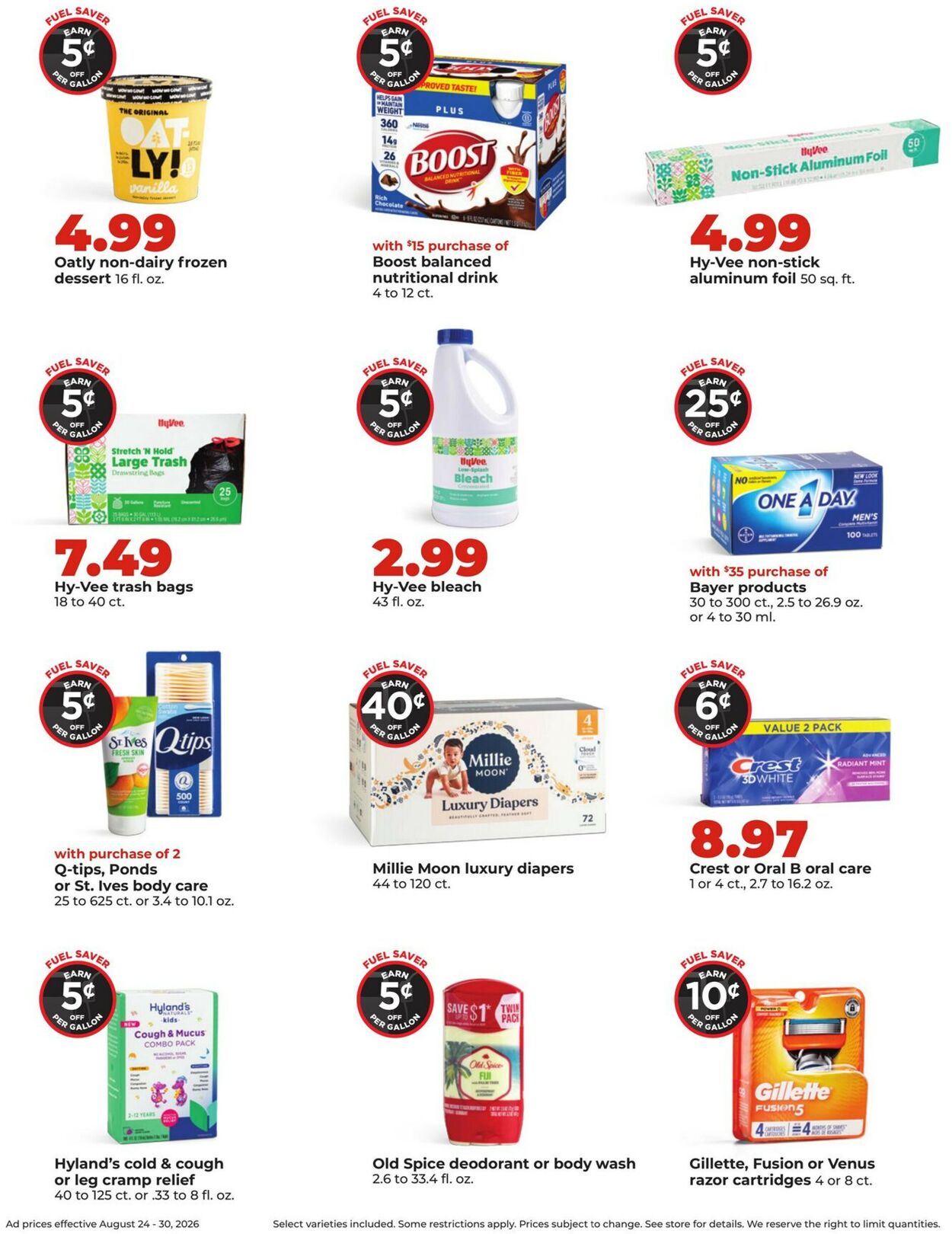 Catalogue HyVee from 08/24/2026