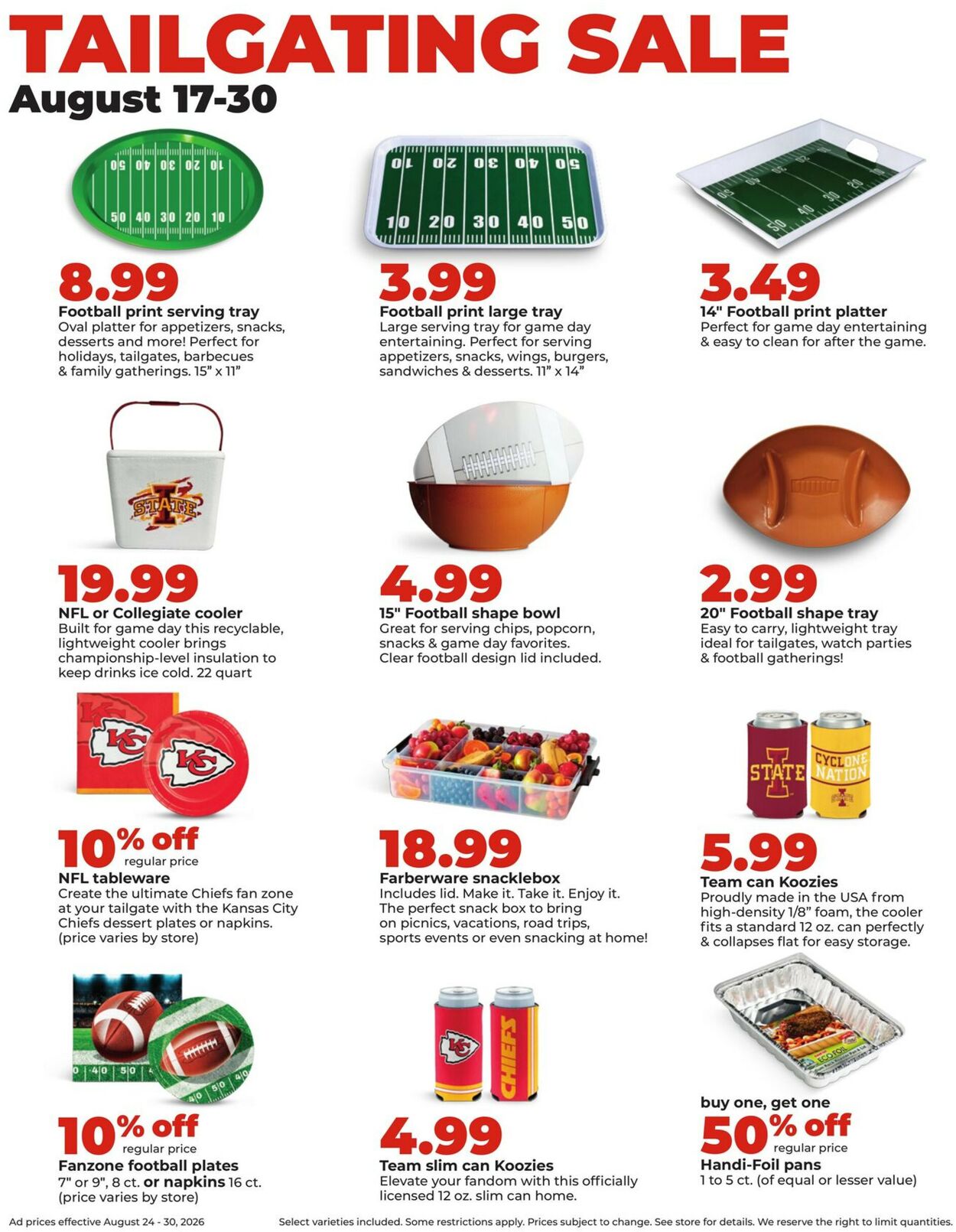 Catalogue HyVee from 08/24/2026