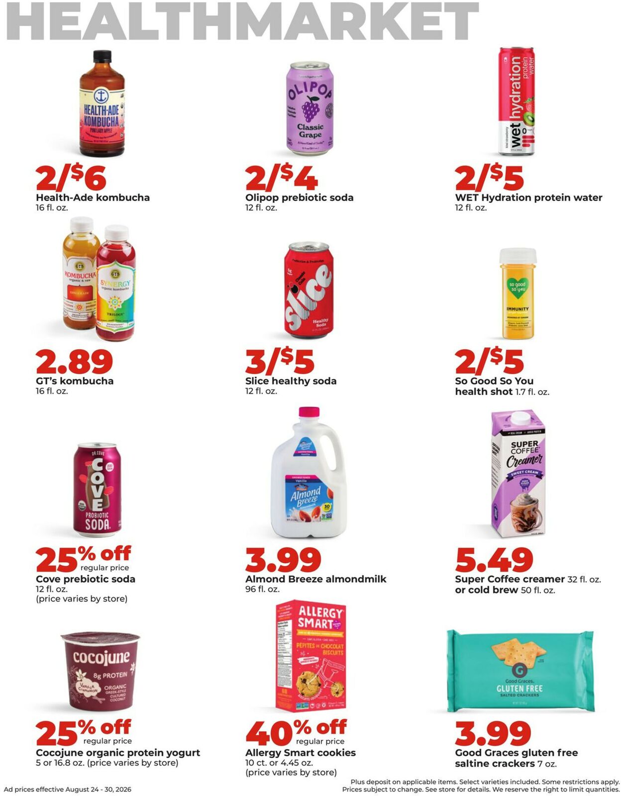 Catalogue HyVee from 08/24/2026