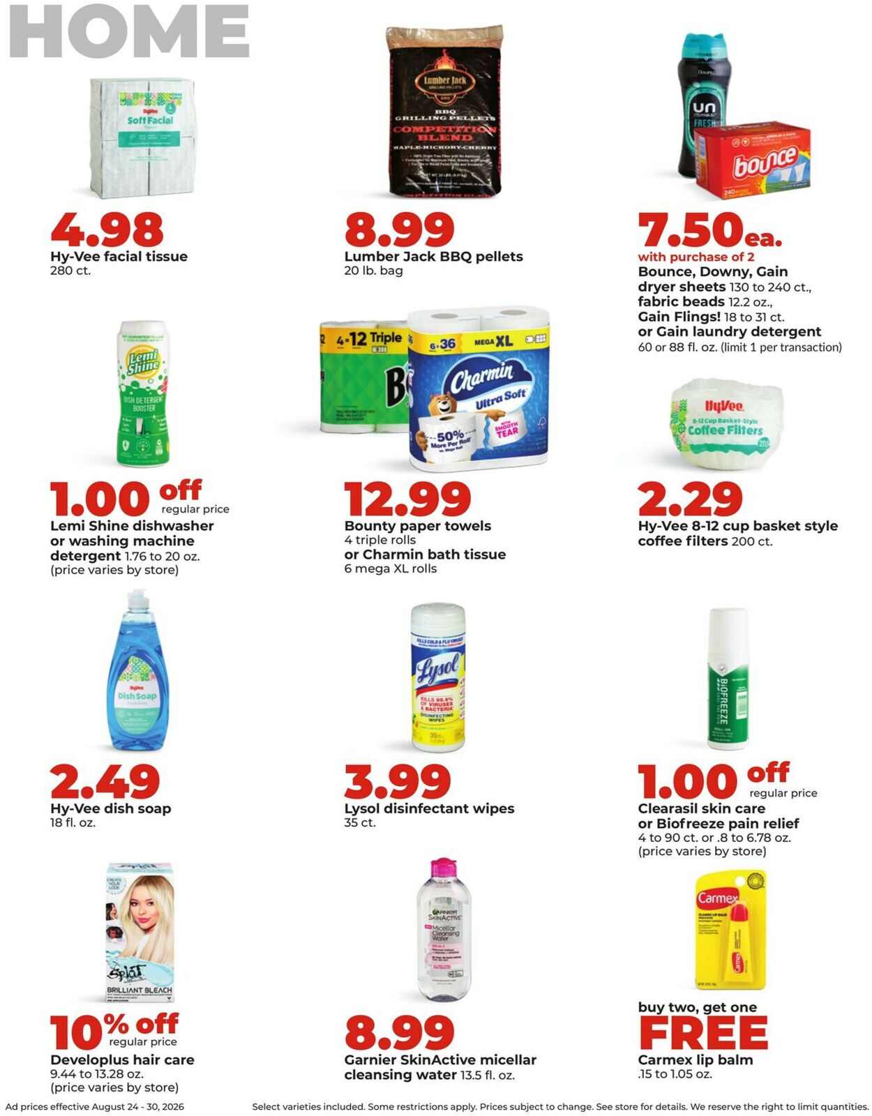 Catalogue HyVee from 08/24/2026