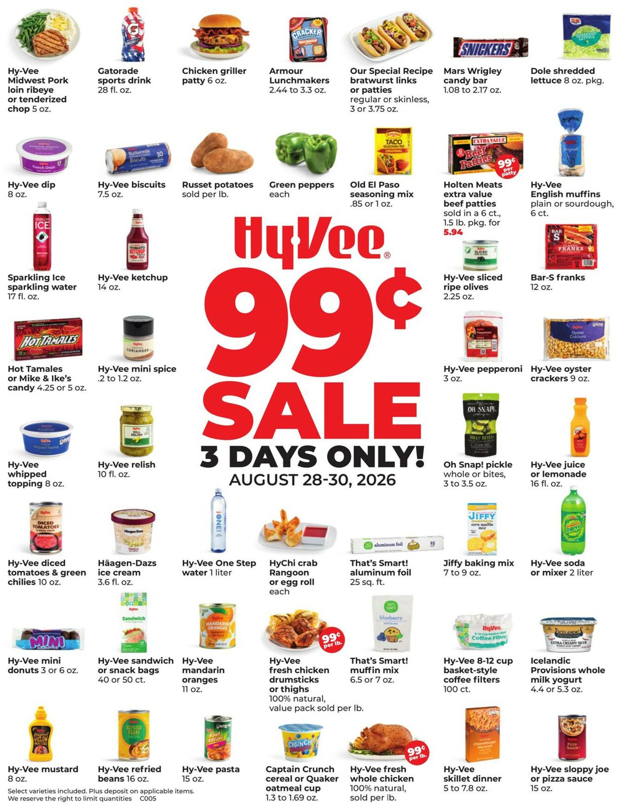 Catalogue HyVee from 08/28/2026