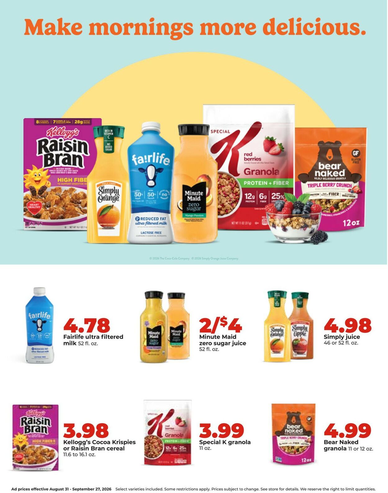 Catalogue HyVee from 08/31/2026