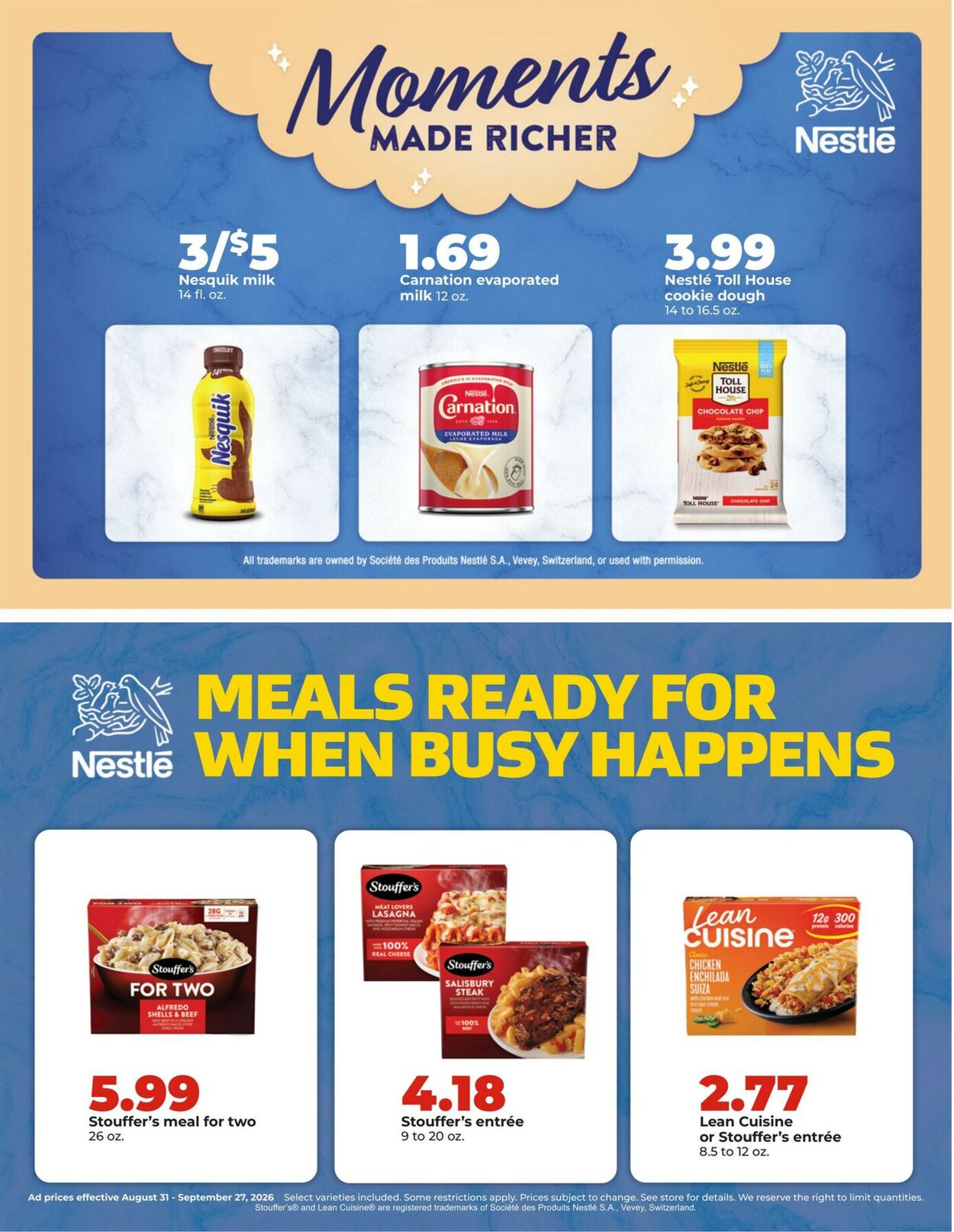 Catalogue HyVee from 08/31/2026