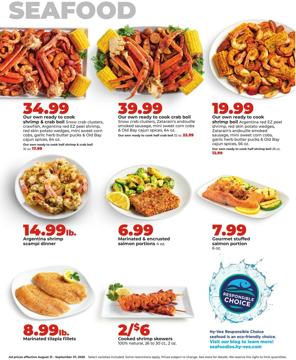 Catalogue HyVee from 08/31/2026