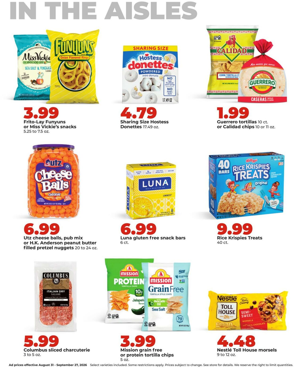 Catalogue HyVee from 08/31/2026