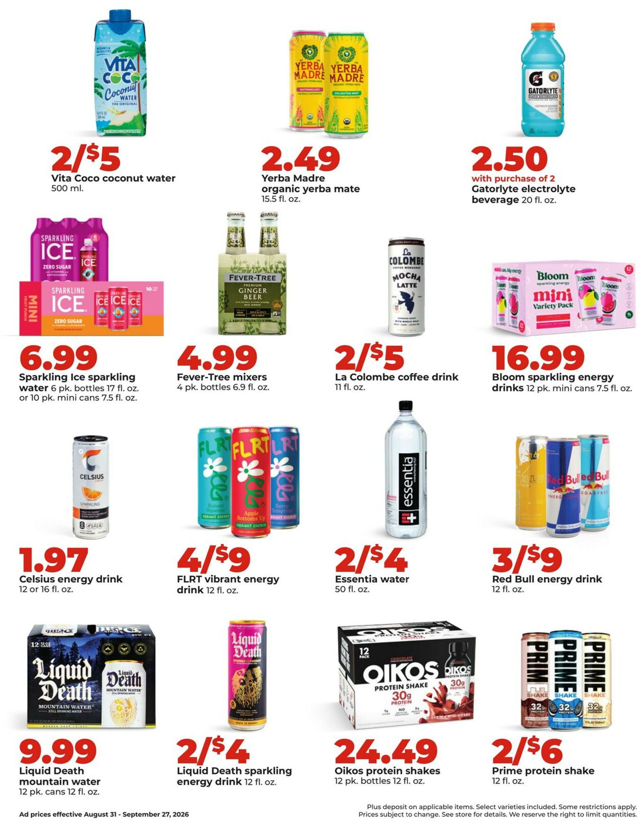 Catalogue HyVee from 08/31/2026