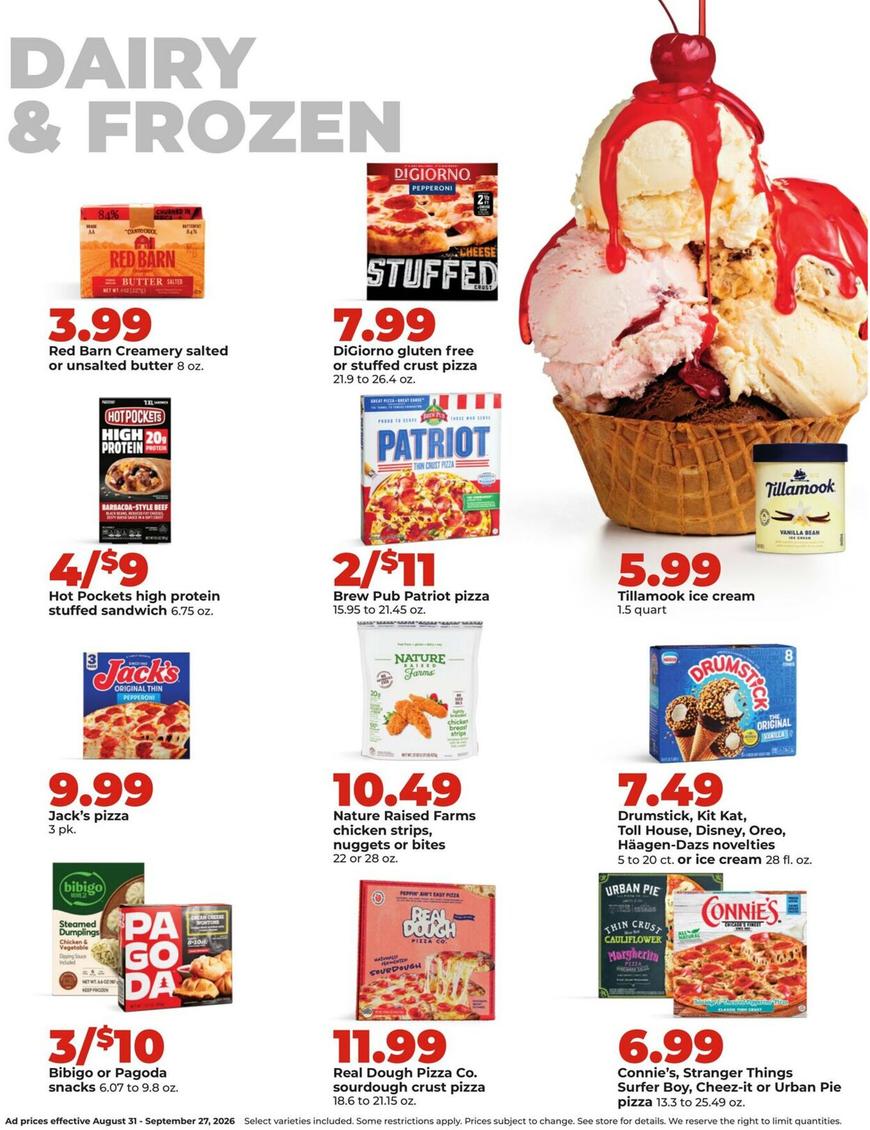 Catalogue HyVee from 08/31/2026