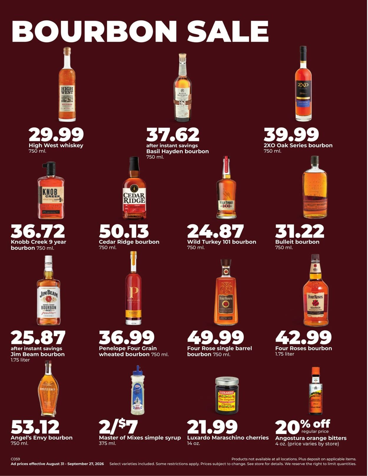 Catalogue HyVee from 08/31/2026